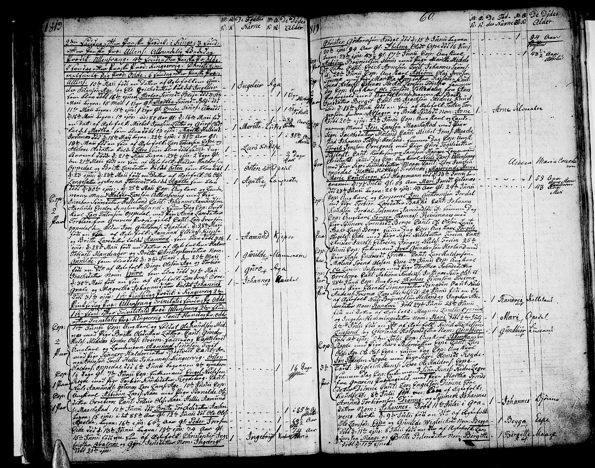 Ullensvang sokneprestembete, SAB/A-78701/H/Haa: Parish register (official) no. A 8, 1804-1835, p. 60