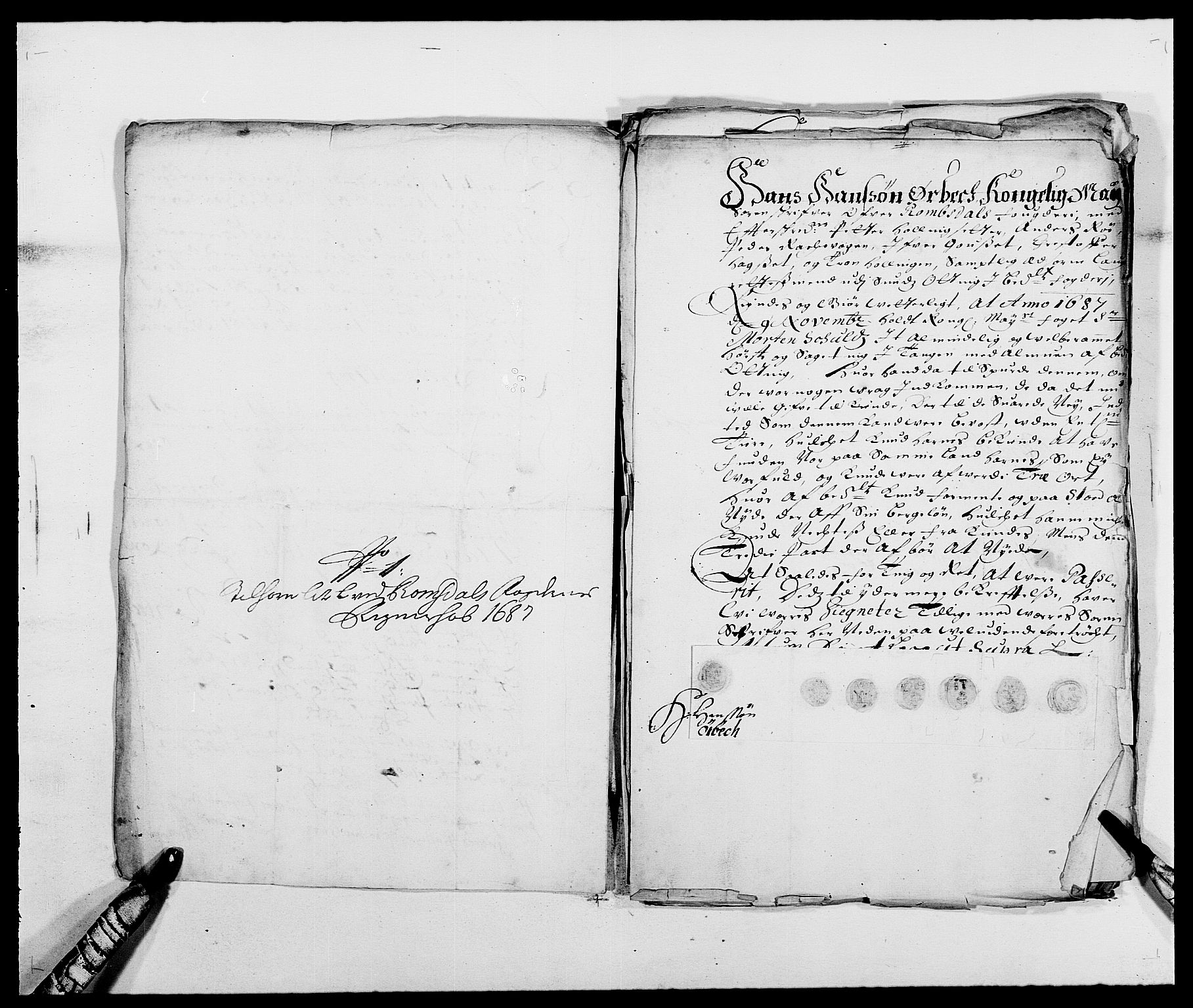 Rentekammeret inntil 1814, Reviderte regnskaper, Fogderegnskap, RA/EA-4092/R55/L3648: Fogderegnskap Romsdal, 1687-1689, p. 137