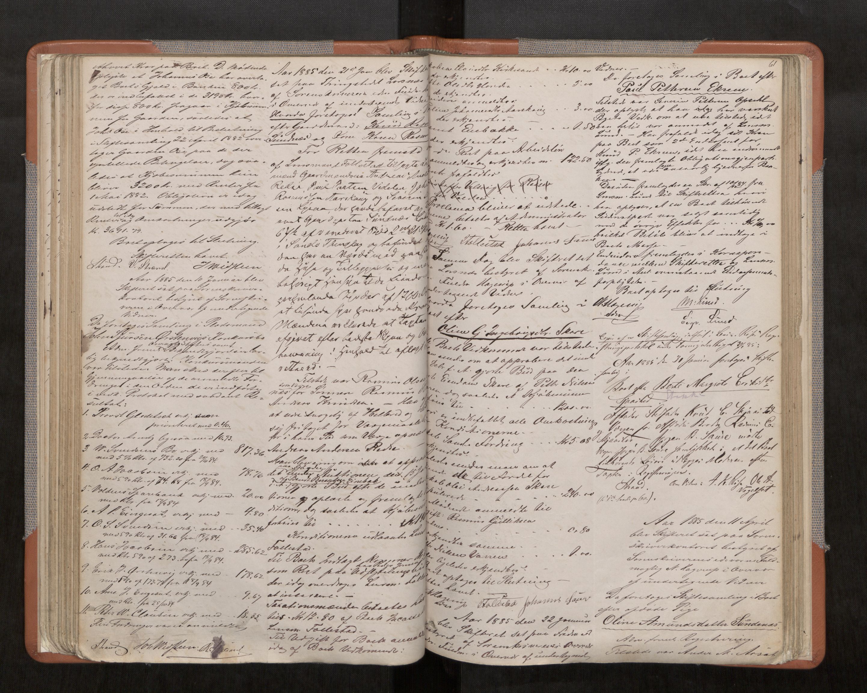 Søre Sunnmøre sorenskriveri, AV/SAT-A-4122/1/3/3B/L0005: Skiftebehandlings- / Skifteforhandlingsprotokollar, 1879-1891, p. 61
