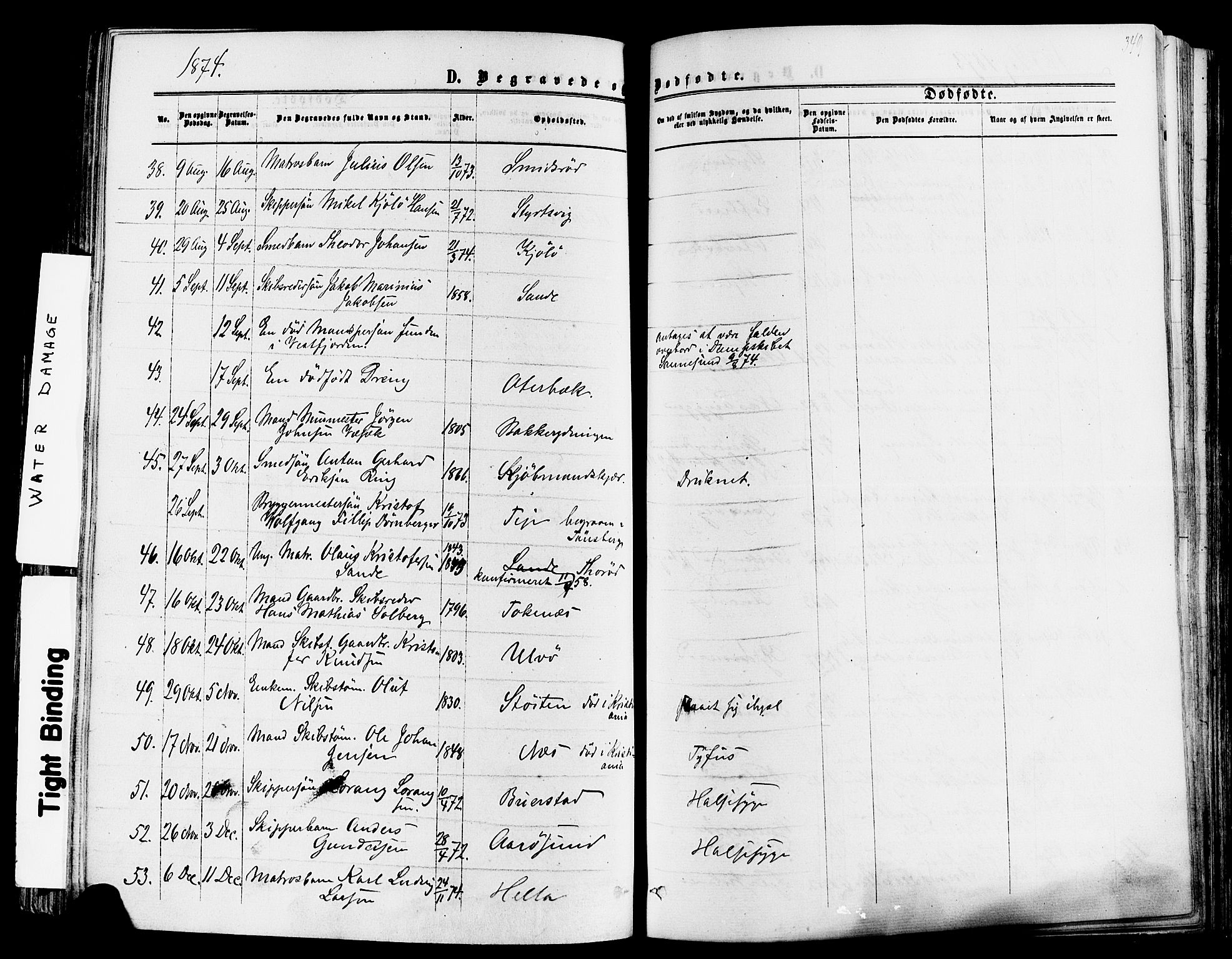 Nøtterøy kirkebøker, SAKO/A-354/F/Fa/L0007: Parish register (official) no. I 7, 1865-1877, p. 349