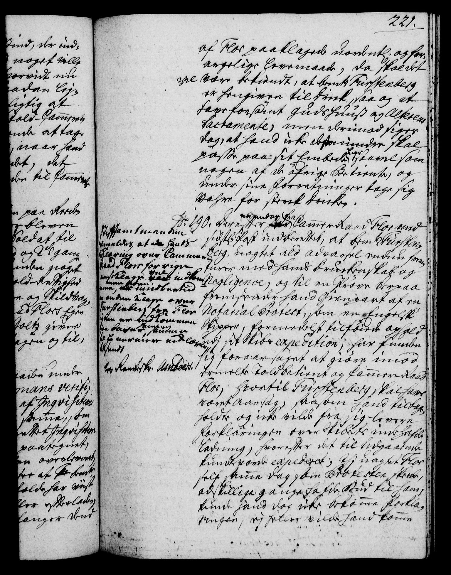 Rentekammeret, Kammerkanselliet, RA/EA-3111/G/Gh/Gha/L0023: Norsk ekstraktmemorialprotokoll (merket RK 53.68), 1741-1742, p. 221