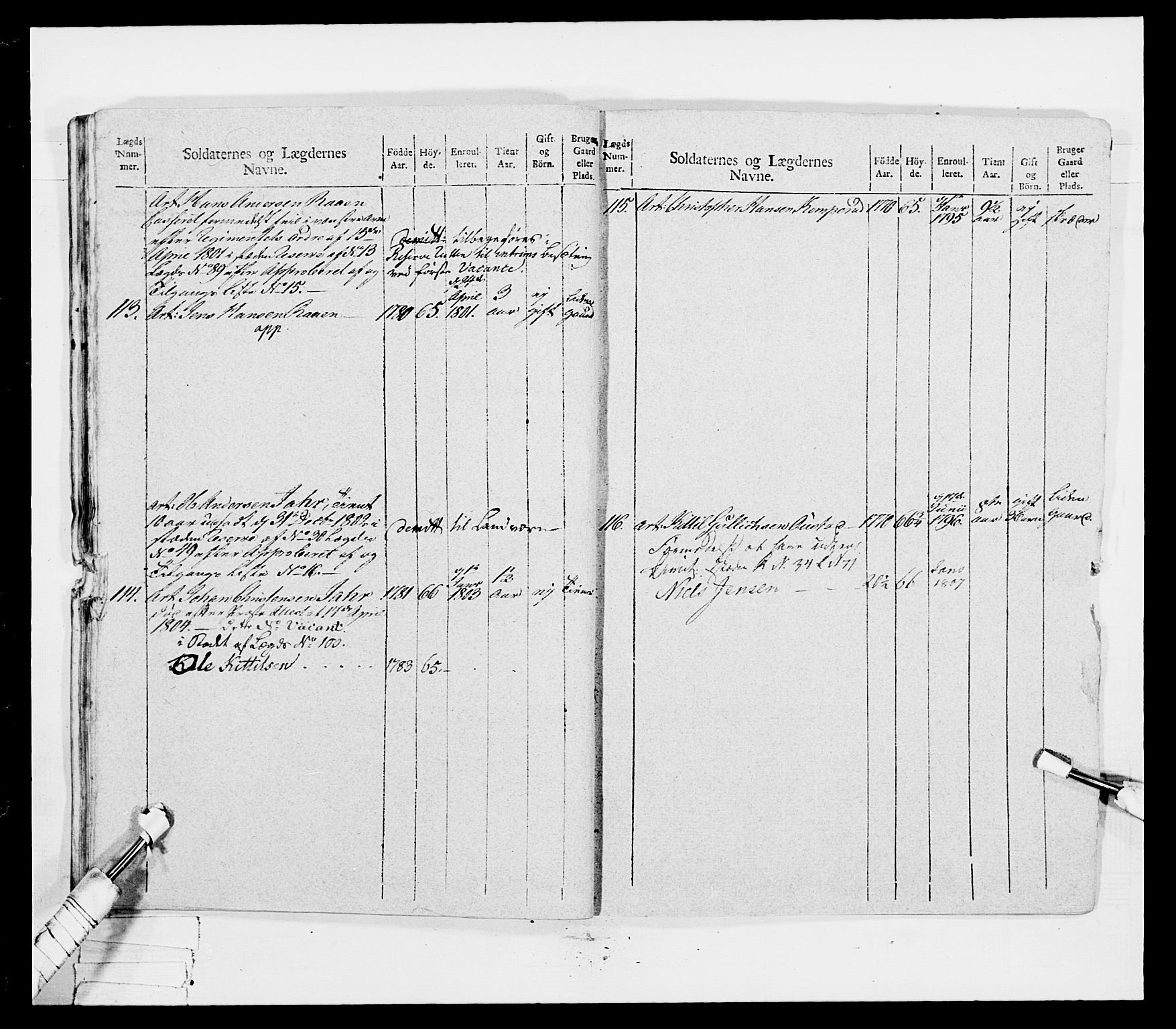 Generalitets- og kommissariatskollegiet, Det kongelige norske kommissariatskollegium, AV/RA-EA-5420/E/Eh/L0041: 1. Akershusiske nasjonale infanteriregiment, 1804-1808, p. 82