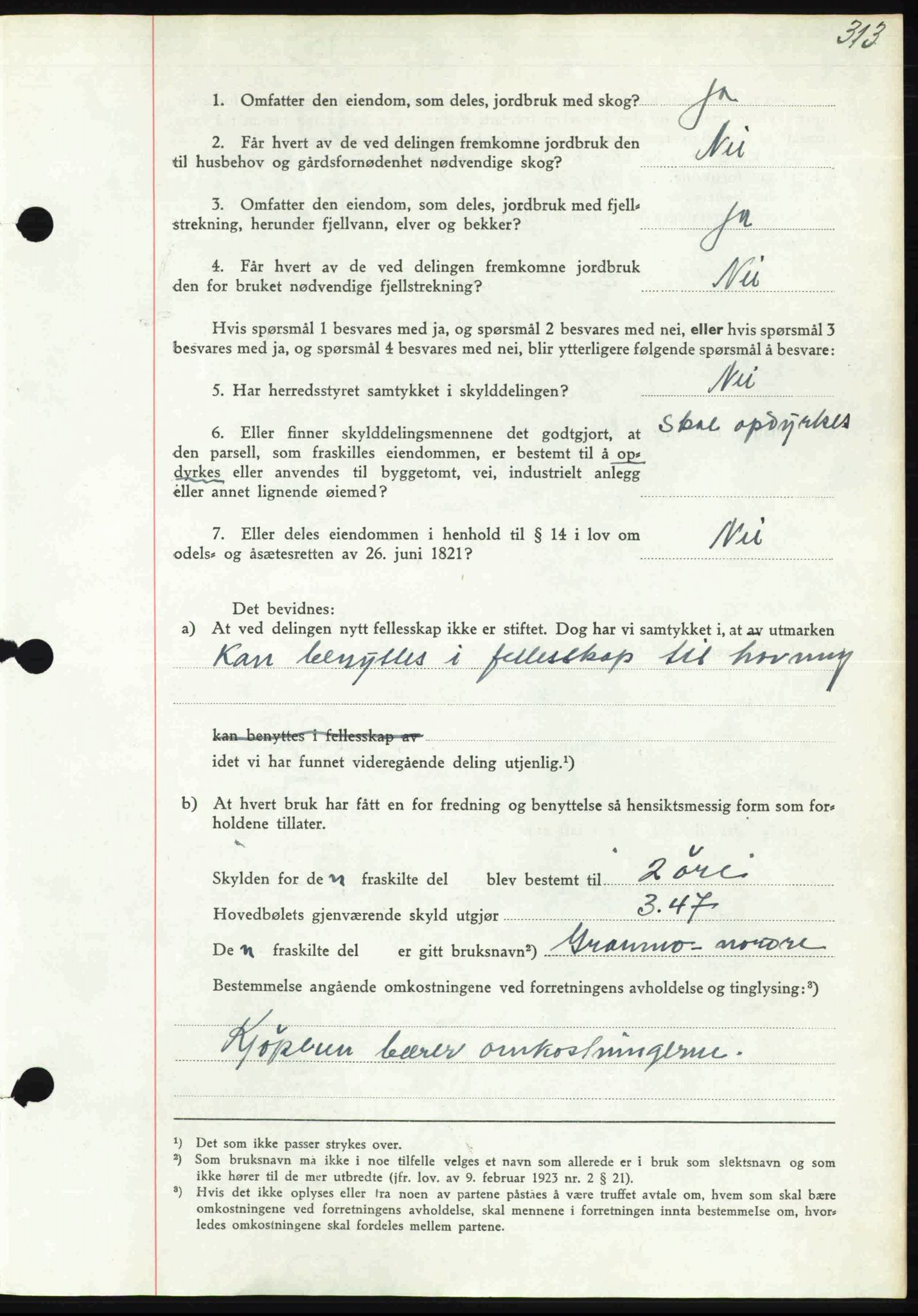 Rana sorenskriveri , SAT/A-1108/1/2/2C: Mortgage book no. A 6, 1939-1940, Diary no: : 1579/1939