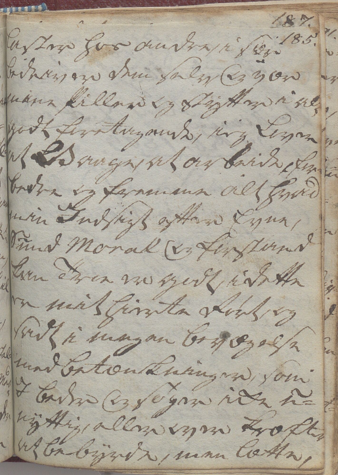 Heggtveitsamlingen, TMF/A-1007/H/L0047/0005: Kopibøker, brev etc.  / "MF I"(Kopibok frå Heggtveits samling), 1800-1823, p. 185