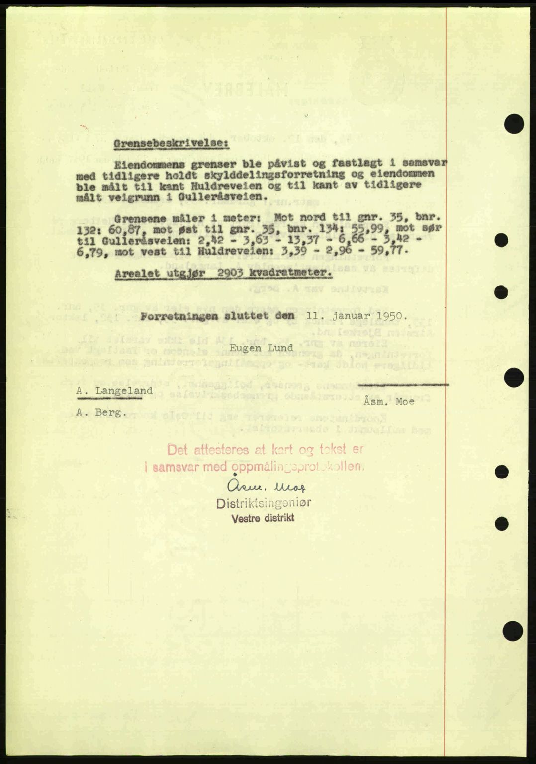 Oslo byskriverembete, AV/SAO-A-10227/G/Gb/Gbd/Gbda/L0017: Mortgage book no. A215, 1949-1950, Diary no: : 646/1950