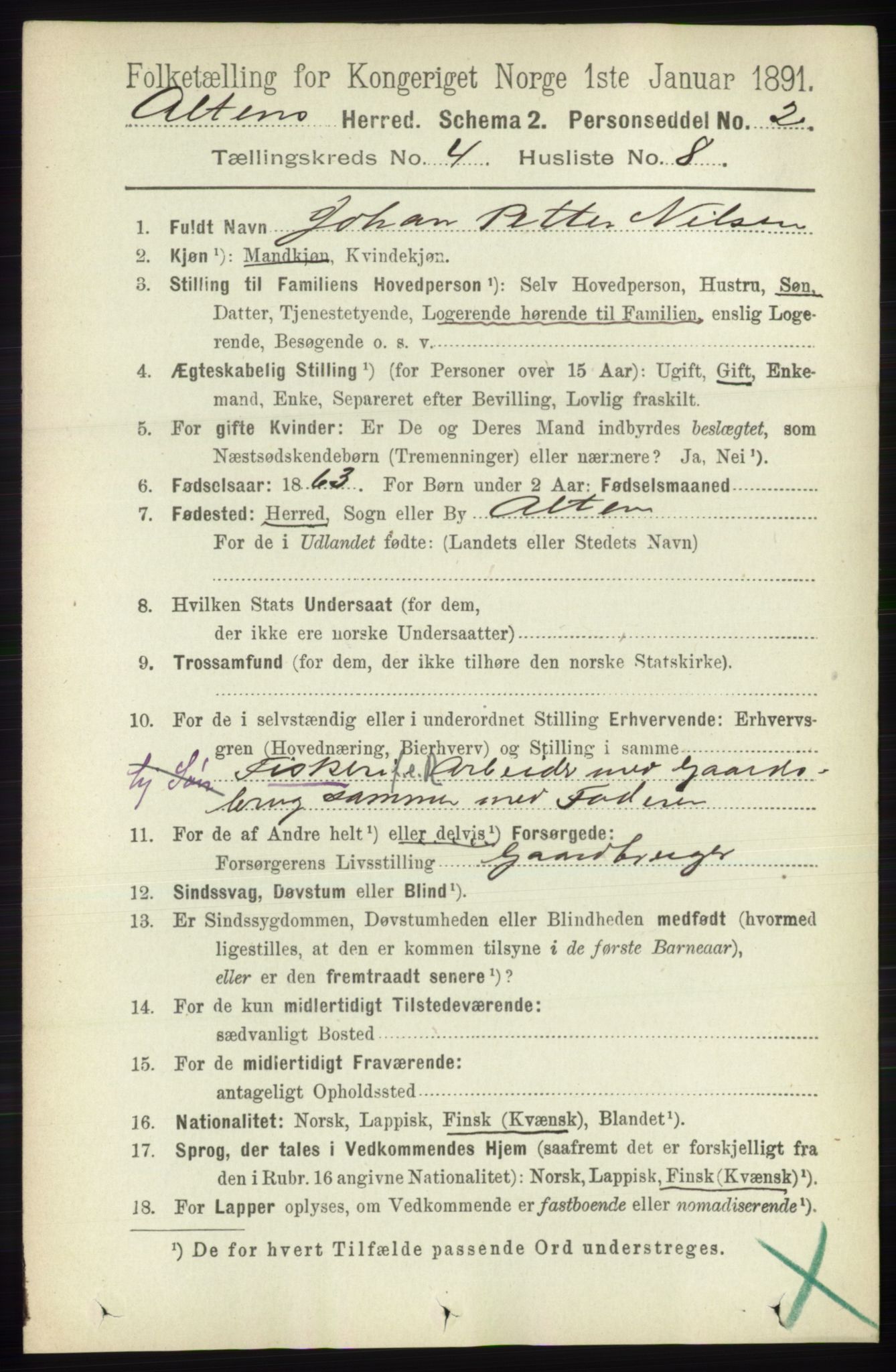 RA, 1891 census for 2012 Alta, 1891, p. 1395