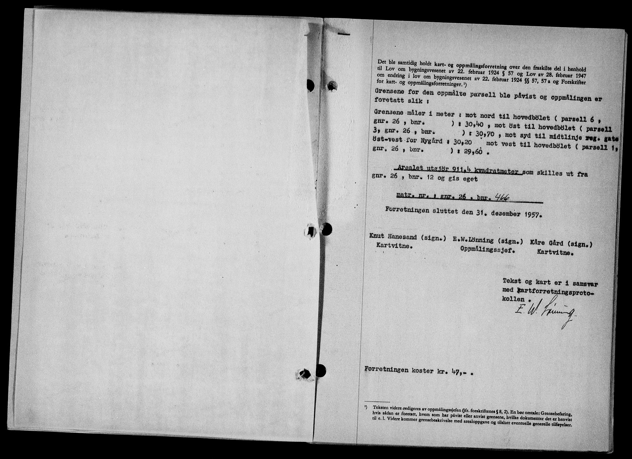 Haugesund tingrett, SAST/A-101415/01/II/IIC/L0068: Mortgage book no. A 9, 1956-1958, Diary no: : 61/1958