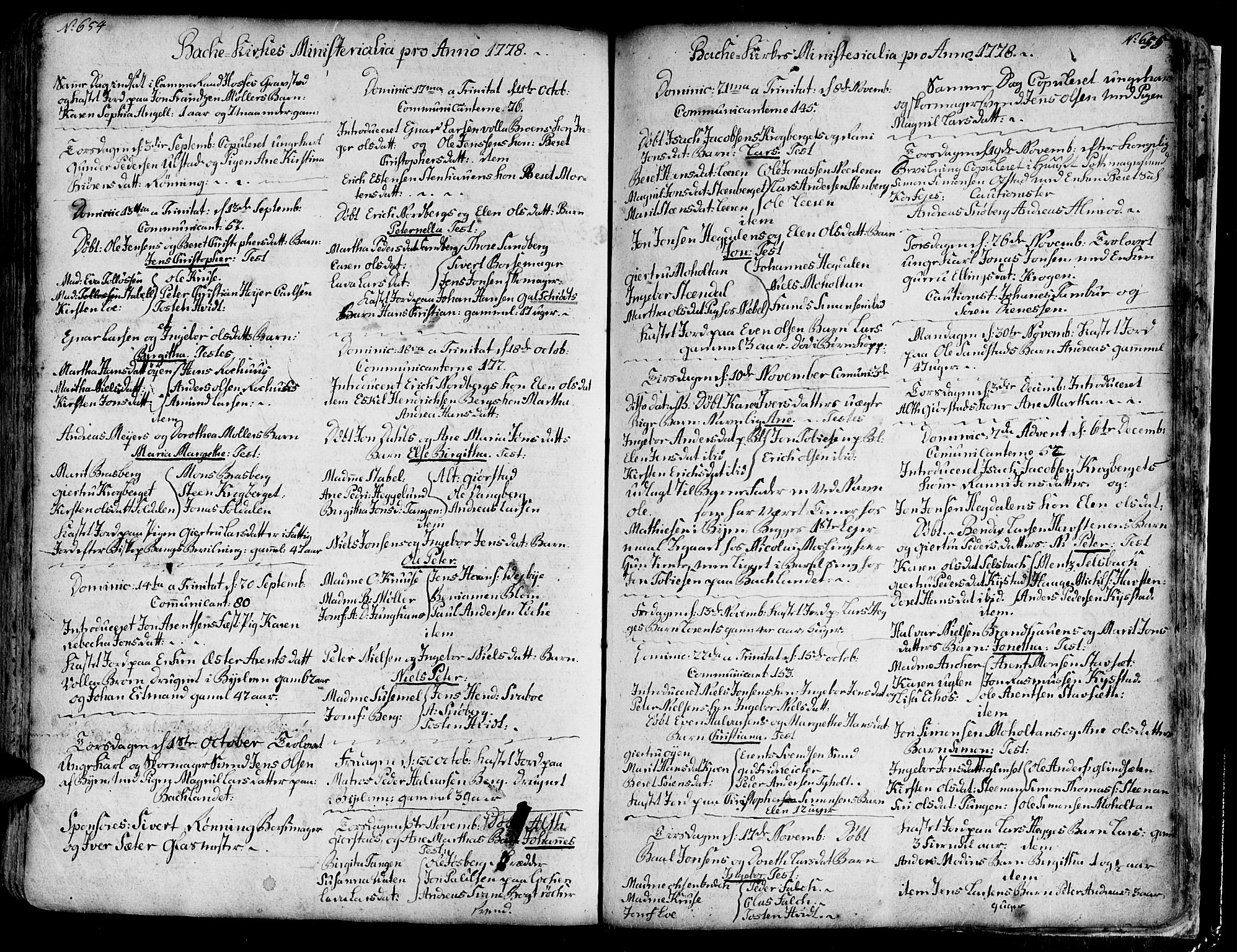 Ministerialprotokoller, klokkerbøker og fødselsregistre - Sør-Trøndelag, SAT/A-1456/606/L0276: Parish register (official) no. 606A01 /2, 1727-1779, p. 654-655