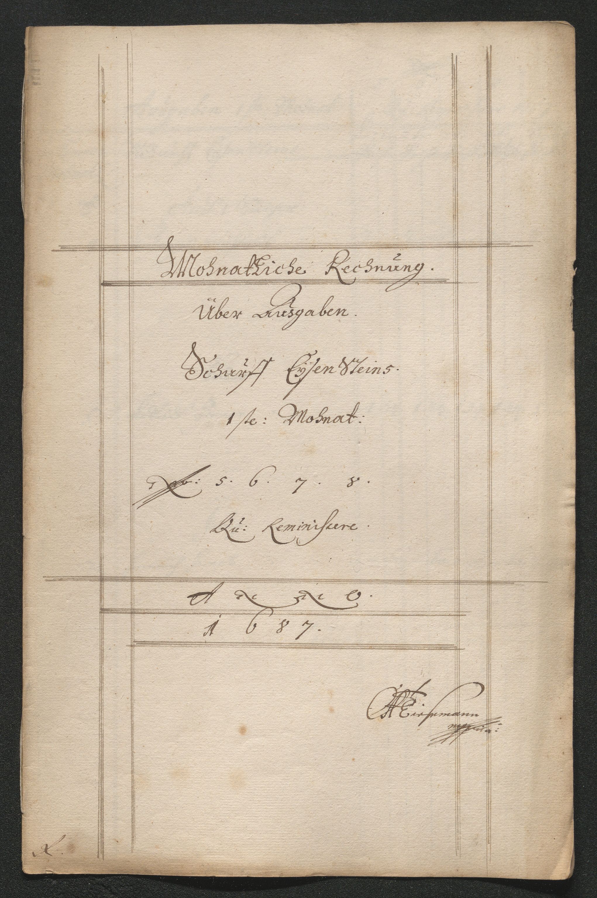 Kongsberg Sølvverk 1623-1816, SAKO/EA-3135/001/D/Dc/Dcd/L0063: Utgiftsregnskap for gruver m.m. , 1687, p. 26