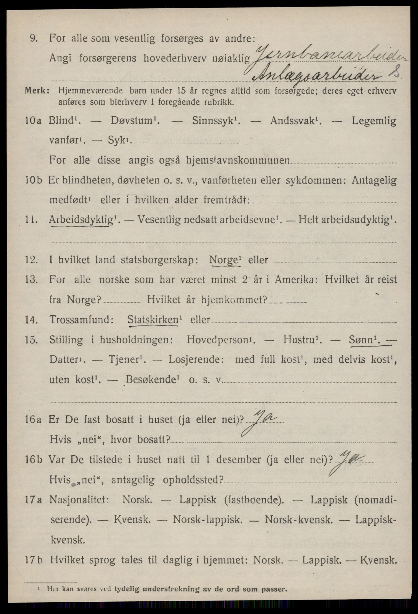 SAT, 1920 census for Røros, 1920, p. 12233