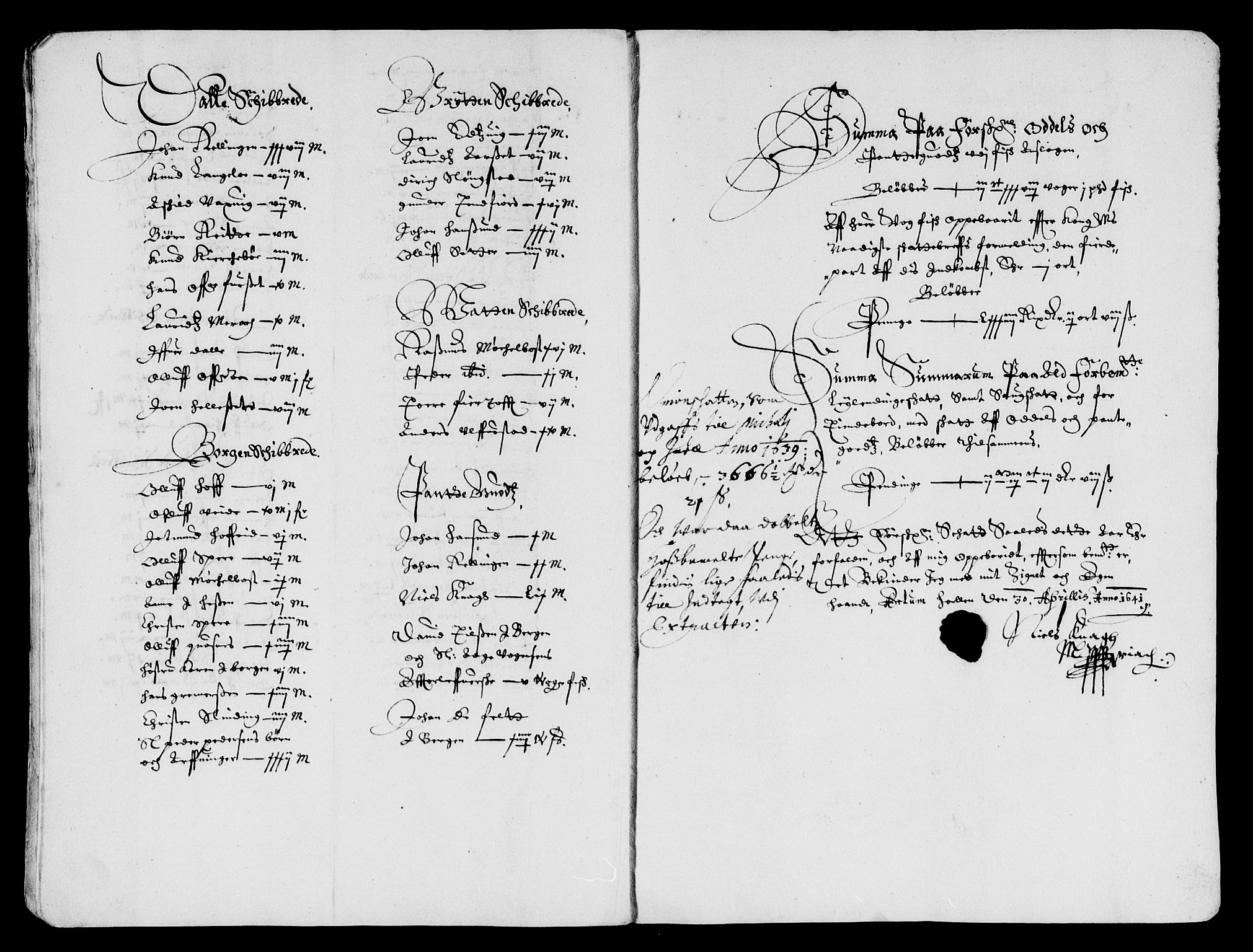 Rentekammeret inntil 1814, Reviderte regnskaper, Lensregnskaper, AV/RA-EA-5023/R/Rb/Rbt/L0087: Bergenhus len, 1640-1641