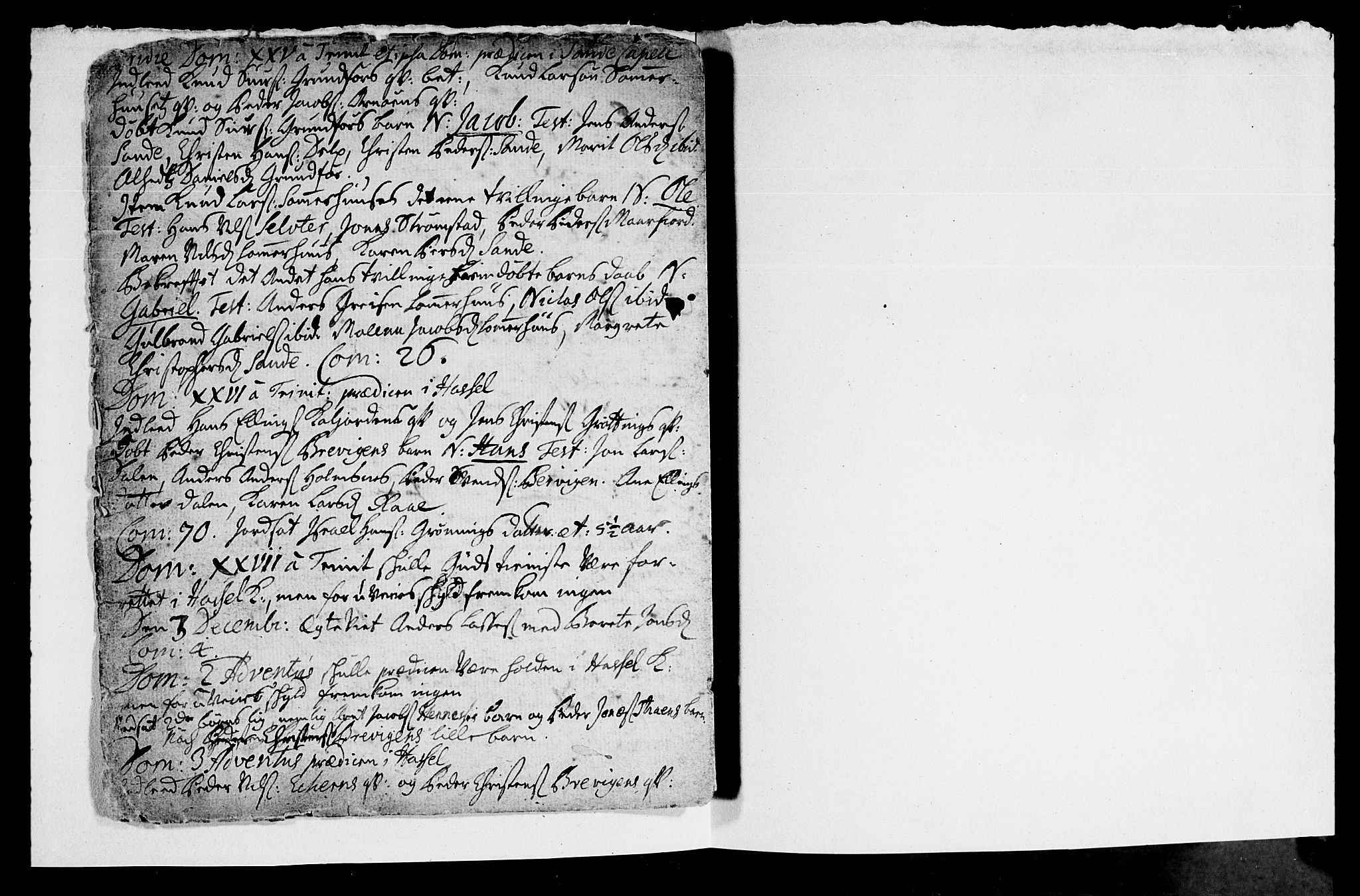 Ministerialprotokoller, klokkerbøker og fødselsregistre - Nordland, AV/SAT-A-1459/888/L1231: Parish register (official) no. 888A01 /1, 1693-1738