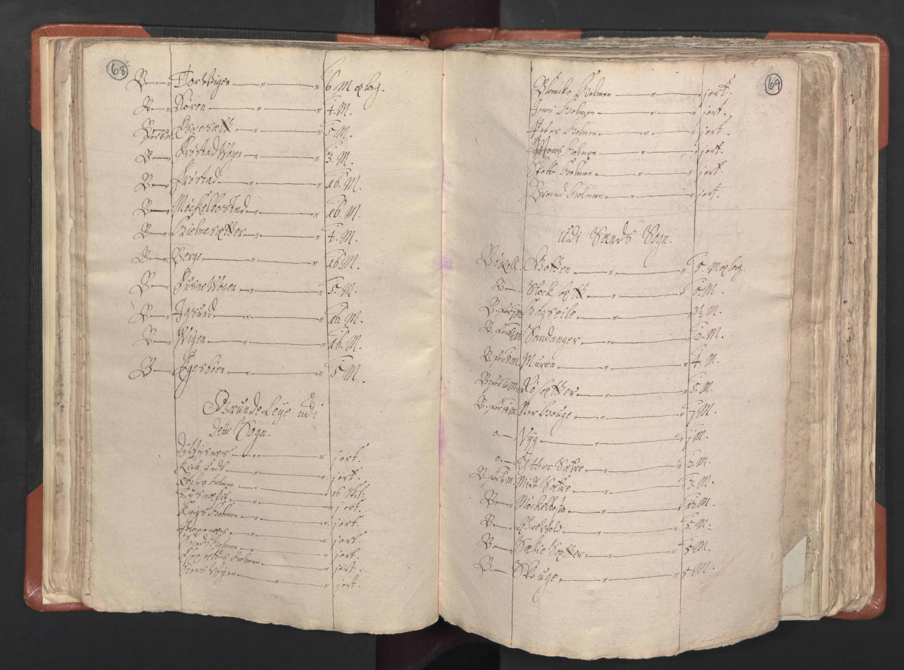 RA, Vicar's Census 1664-1666, no. 26: Sunnmøre deanery, 1664-1666, p. 68-69