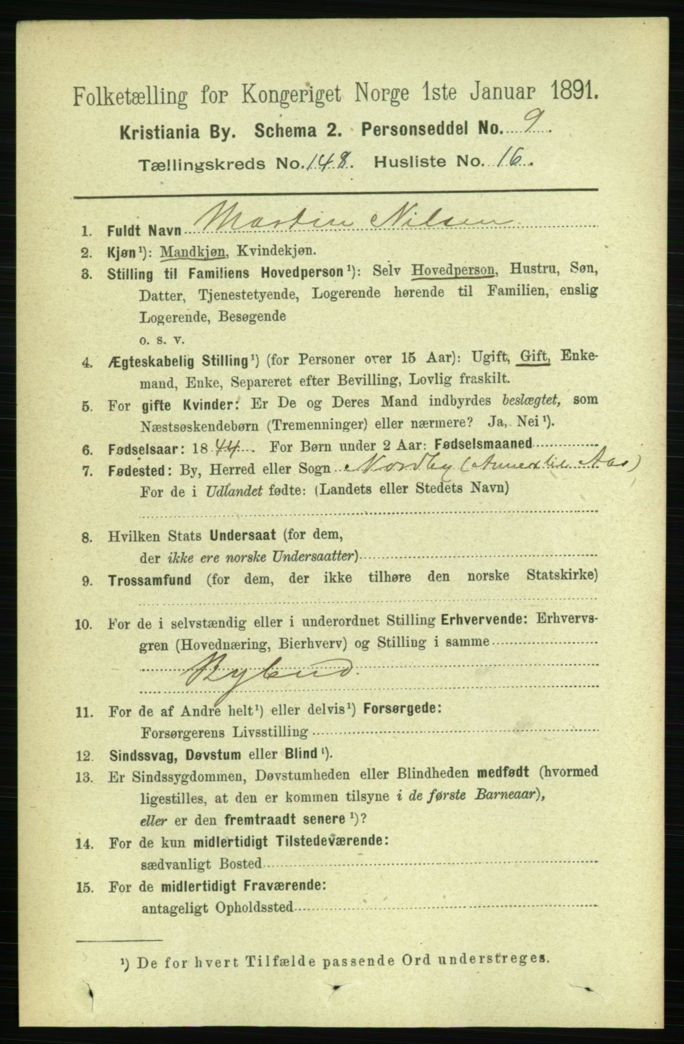 RA, 1891 census for 0301 Kristiania, 1891, p. 82477