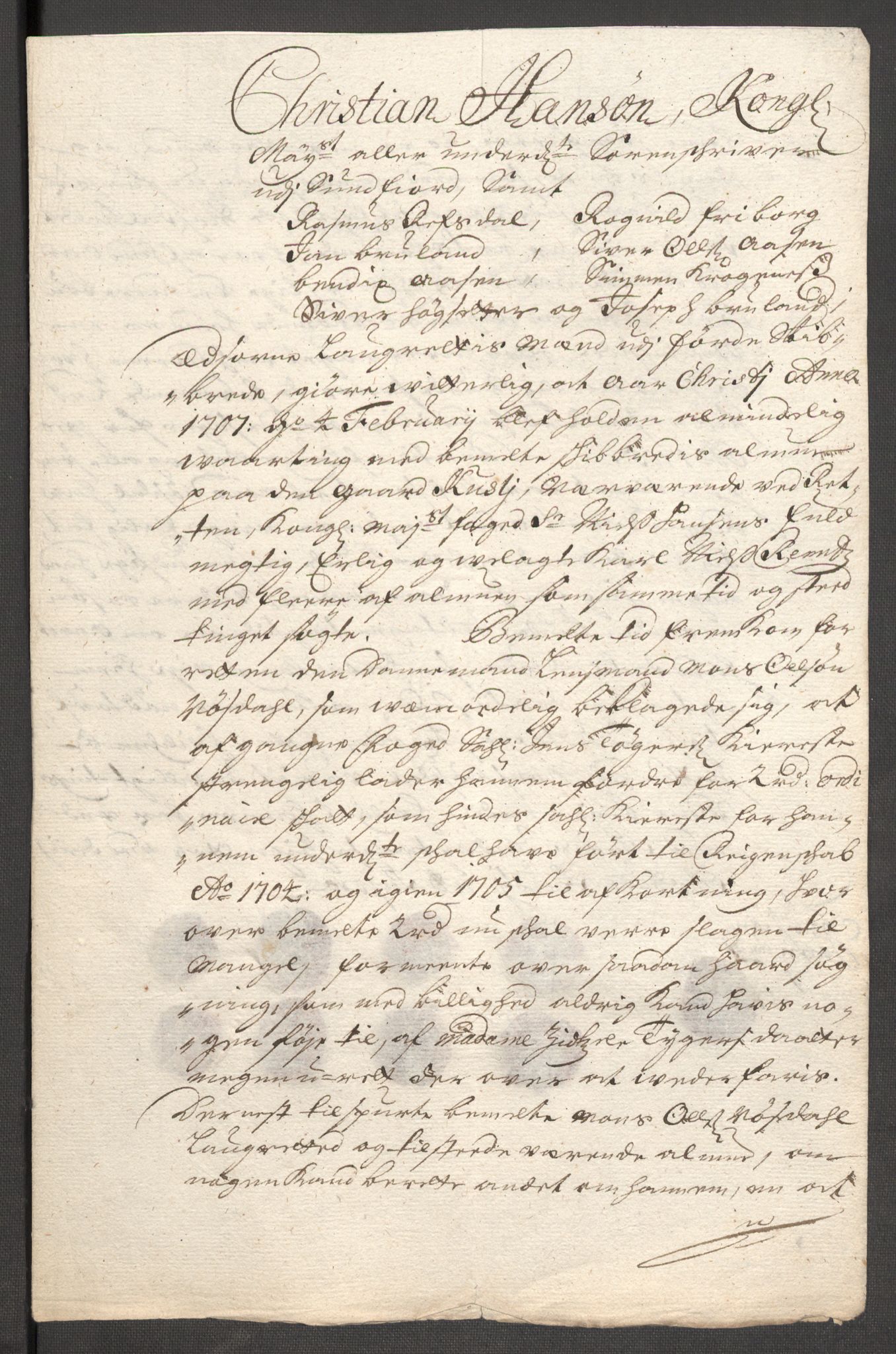 Rentekammeret inntil 1814, Reviderte regnskaper, Fogderegnskap, AV/RA-EA-4092/R53/L3429: Fogderegnskap Sunn- og Nordfjord, 1705, p. 344