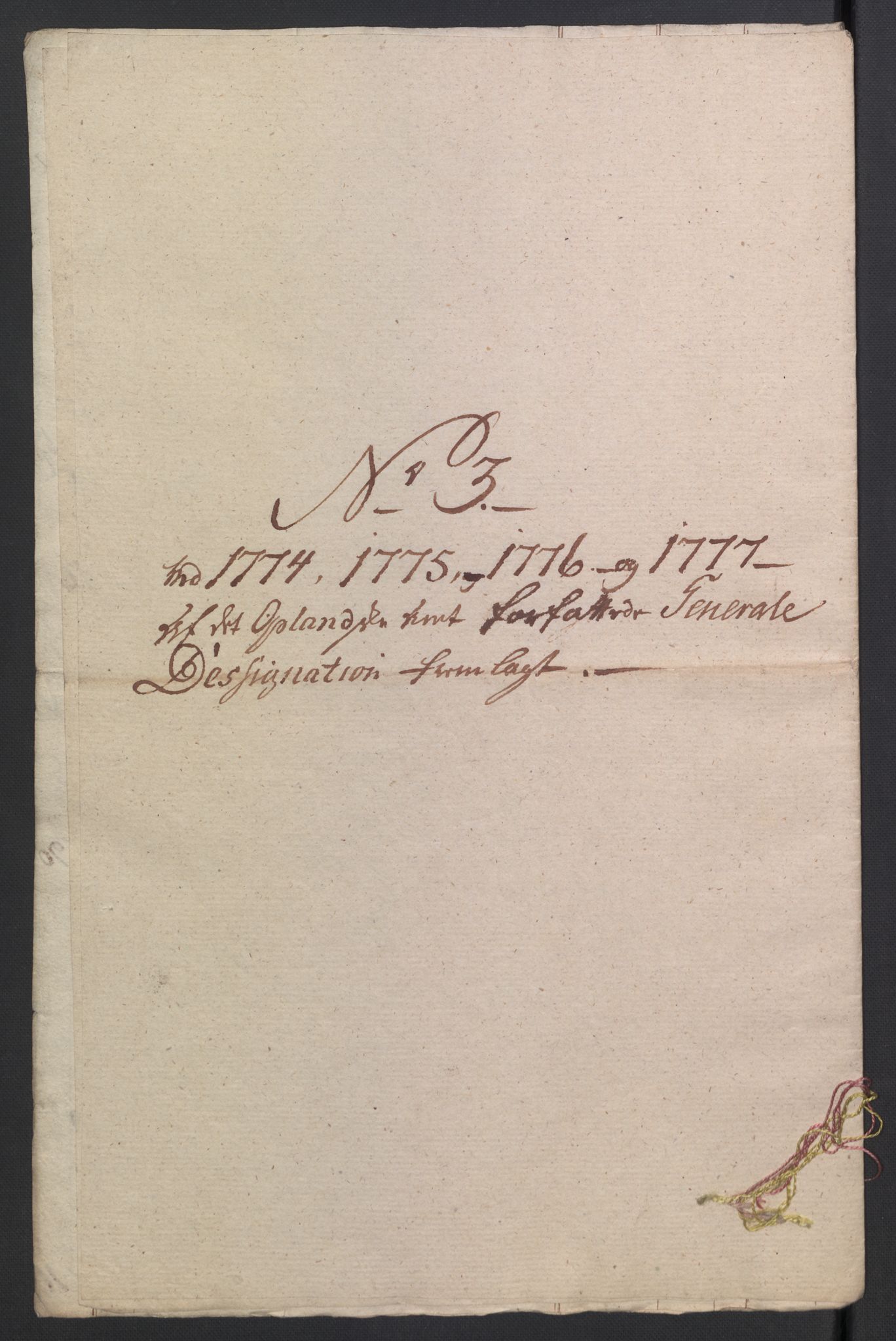 Rentekammeret inntil 1814, Reviderte regnskaper, Mindre regnskaper, AV/RA-EA-4068/Rb/L0014: Opplands amt, 1771-1779, p. 473