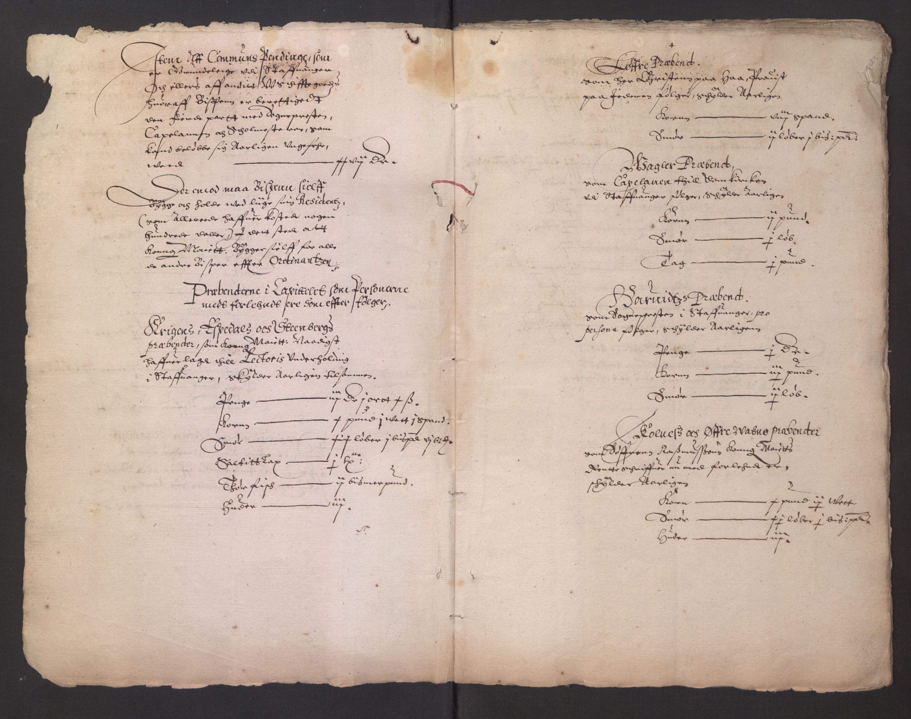 Stattholderembetet 1572-1771, AV/RA-EA-2870/Ek/L0014/0002: Jordebøker til utlikning av rosstjeneste 1624-1626: / Kirke- og prestebolsinntekter i Stavanger bispedømme, 1625, p. 4