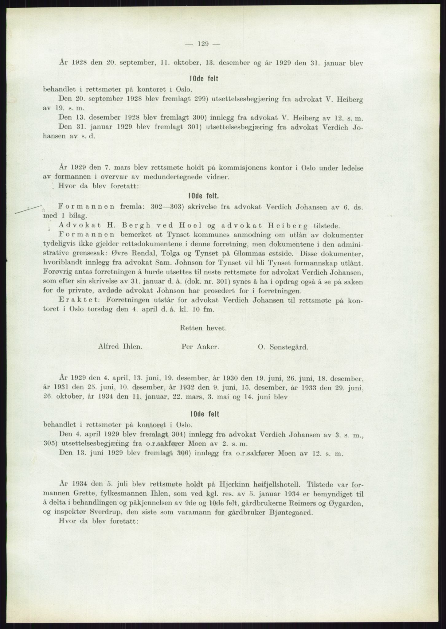 Høyfjellskommisjonen, AV/RA-S-1546/X/Xa/L0001: Nr. 1-33, 1909-1953, p. 4400