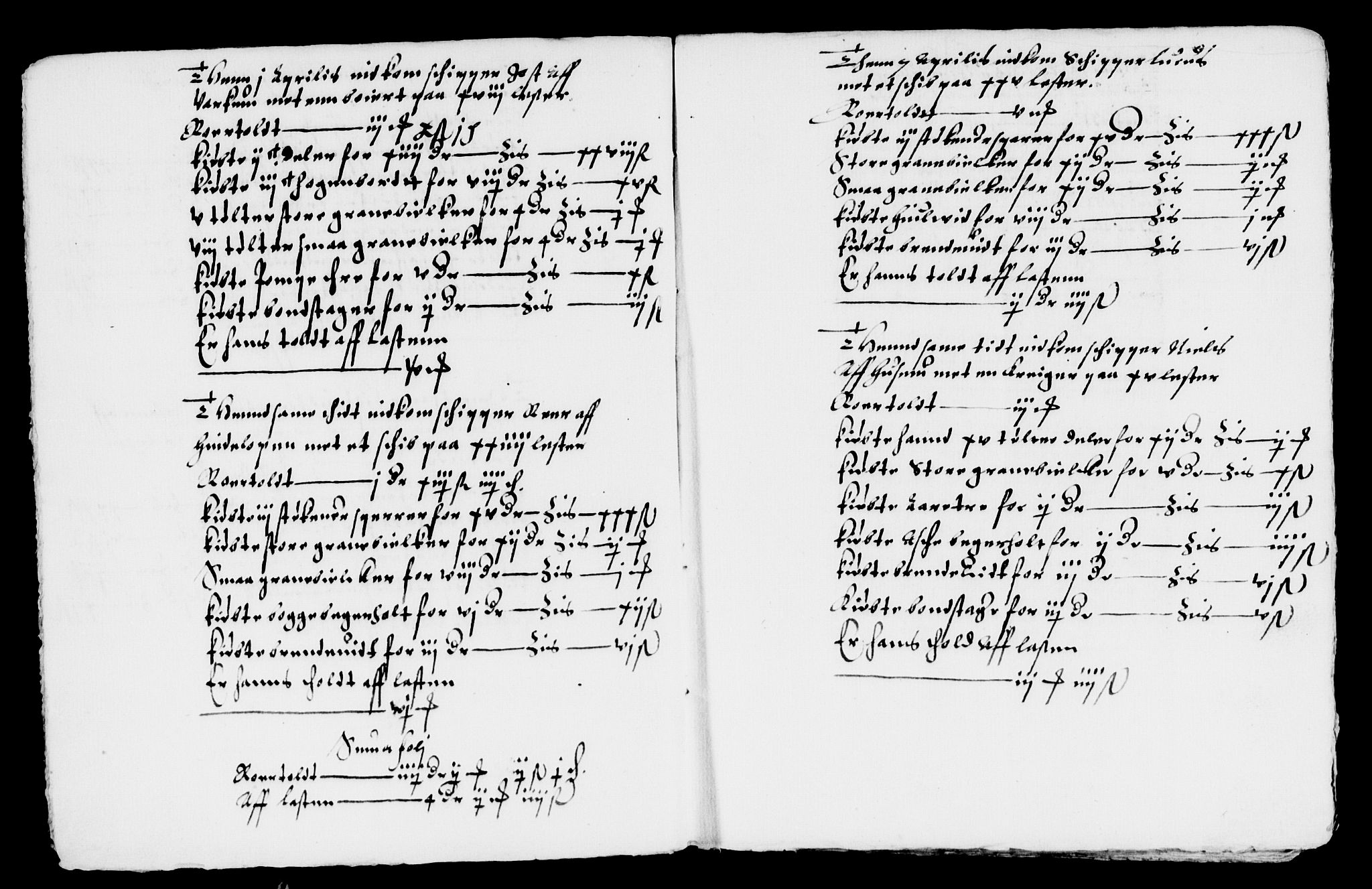 Rentekammeret inntil 1814, Reviderte regnskaper, Lensregnskaper, AV/RA-EA-5023/R/Rb/Rbo/L0001: Tønsberg len, 1584-1612