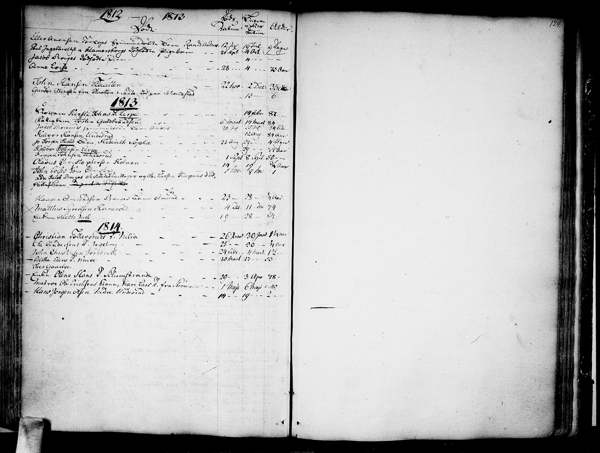 Skoger kirkebøker, SAKO/A-59/F/Fa/L0001: Parish register (official) no. I 1, 1746-1814, p. 124