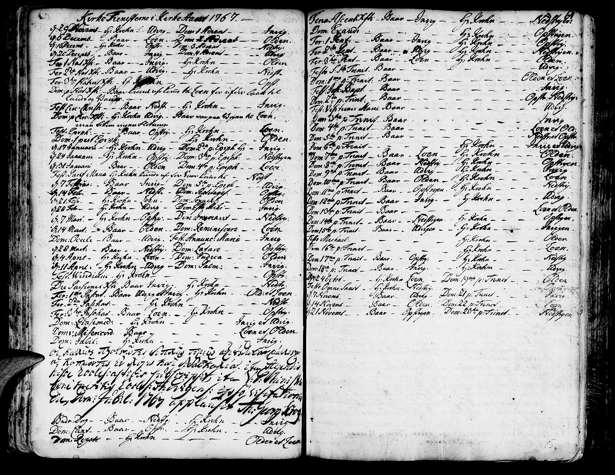 Innvik sokneprestembete, SAB/A-80501: Parish register (official) no. A 1, 1750-1816, p. 64