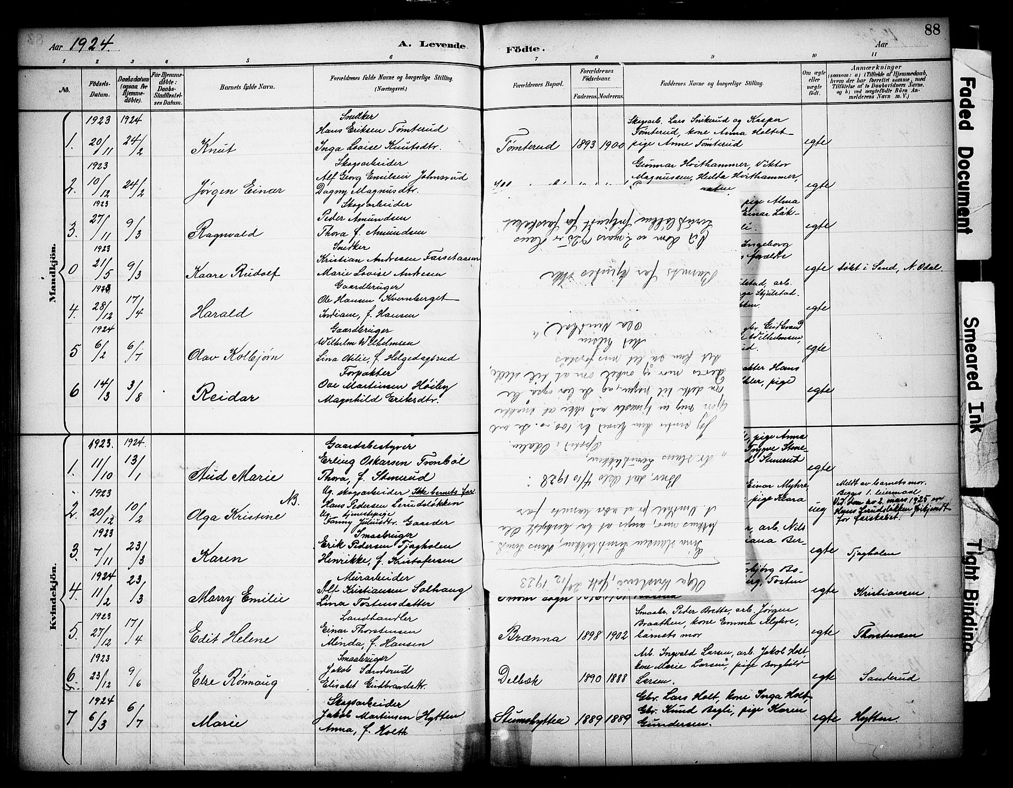 Sør-Odal prestekontor, AV/SAH-PREST-030/H/Ha/Haa/L0009: Parish register (official) no. 9, 1886-1926, p. 88