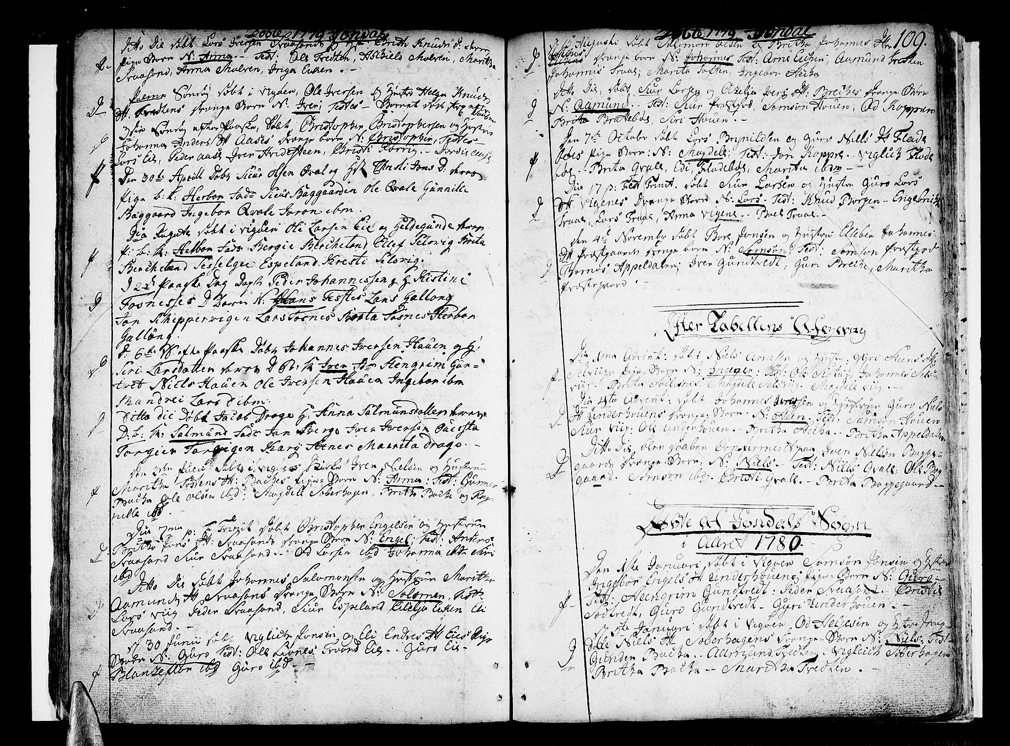 Strandebarm sokneprestembete, AV/SAB-A-78401/H/Haa: Parish register (official) no. A 3 /2, 1751-1787, p. 109