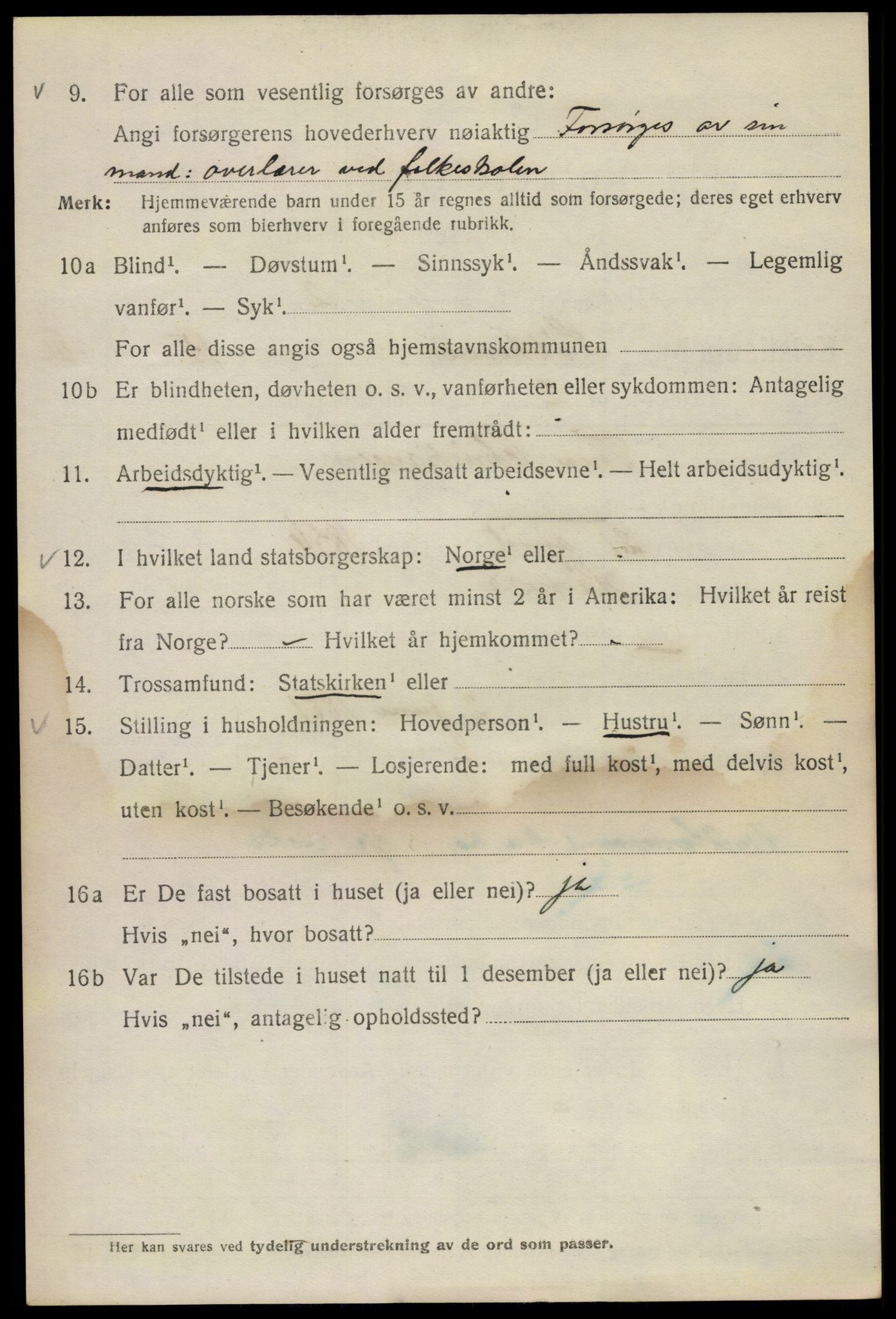 SAO, 1920 census for Kristiania, 1920, p. 367942