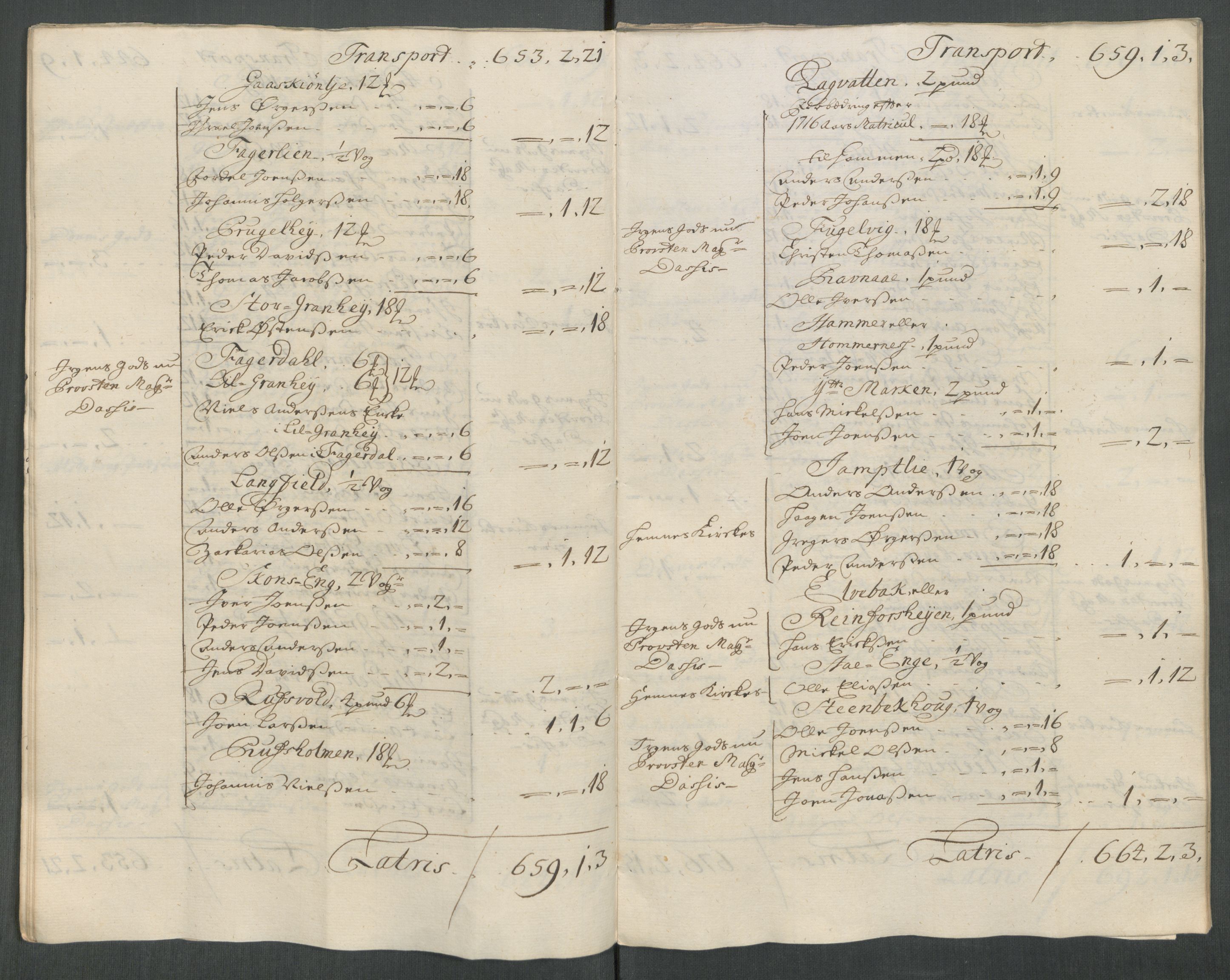 Rentekammeret inntil 1814, Reviderte regnskaper, Fogderegnskap, AV/RA-EA-4092/R65/L4515: Fogderegnskap Helgeland, 1717, p. 48