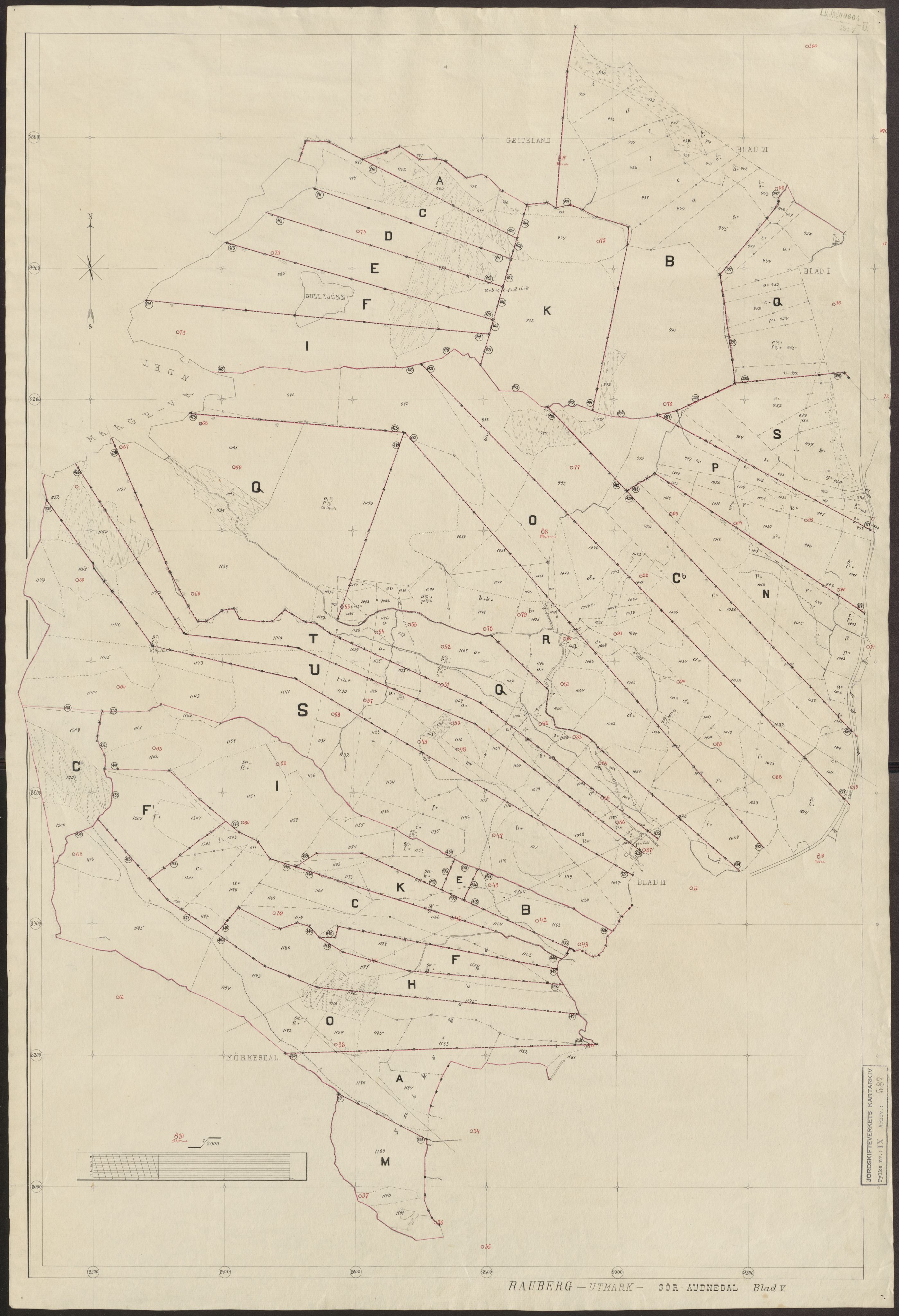 Jordskifteverkets kartarkiv, AV/RA-S-3929/T, 1859-1988, p. 692
