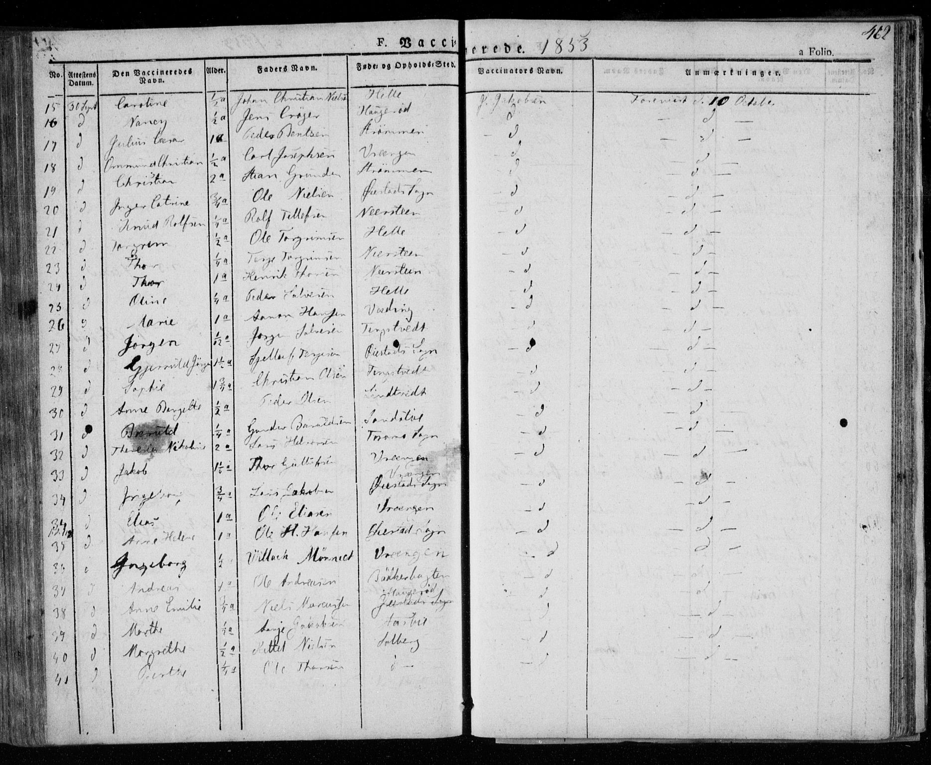 Øyestad sokneprestkontor, AV/SAK-1111-0049/F/Fa/L0013: Parish register (official) no. A 13, 1827-1842, p. 462