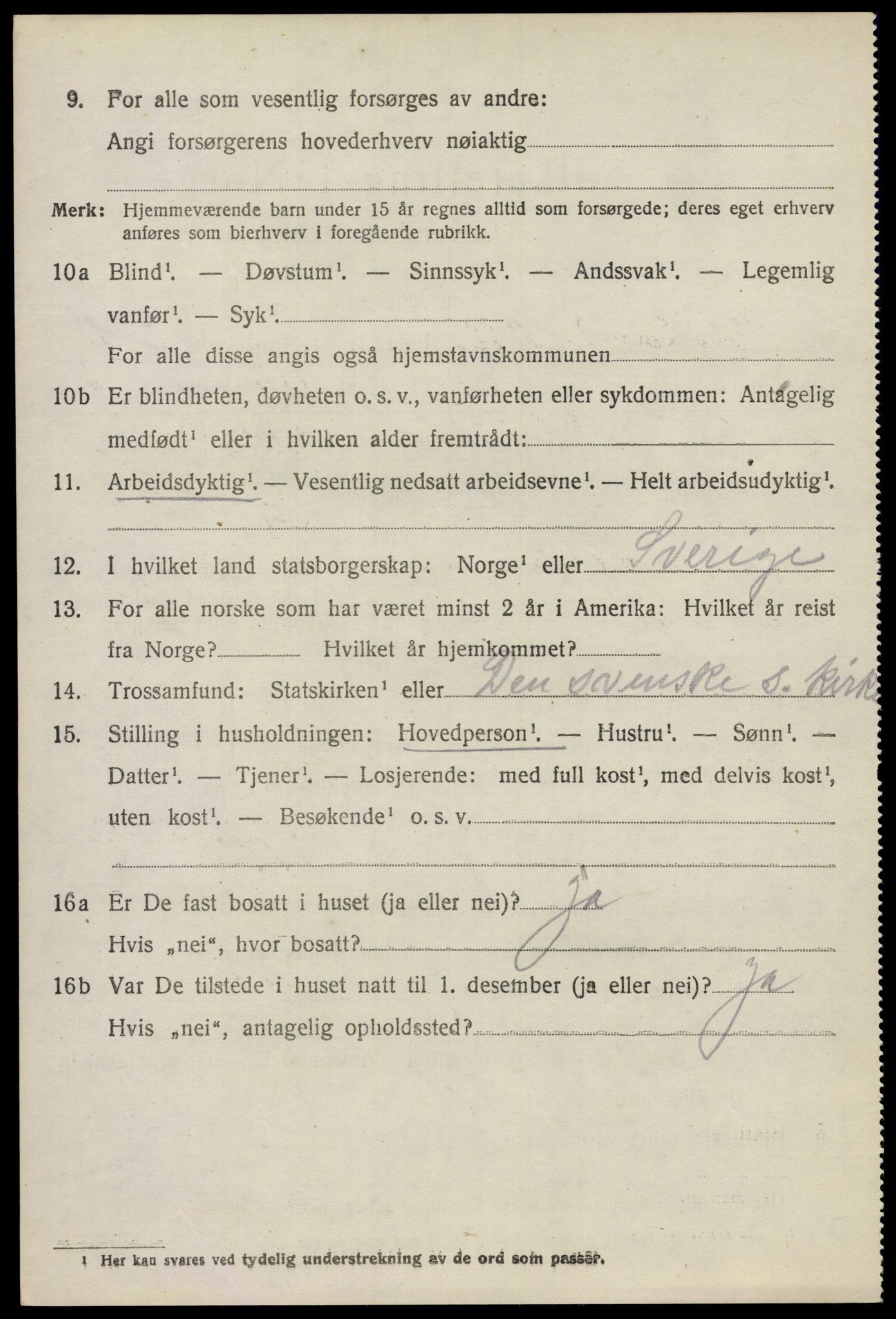 SAO, 1920 census for Høland, 1920, p. 11656