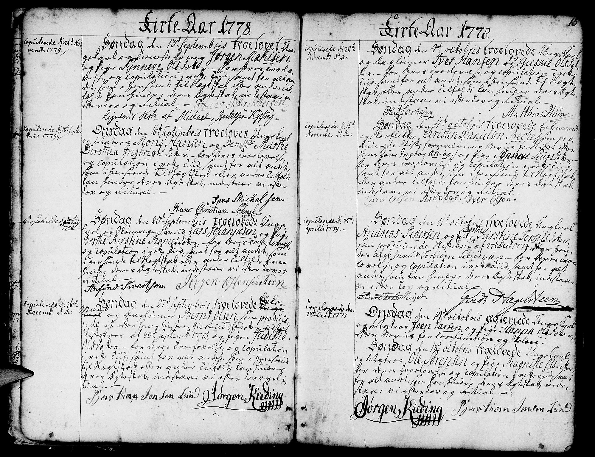 Nykirken Sokneprestembete, AV/SAB-A-77101/H/Haa/L0008: Parish register (official) no. A 8, 1776-1814, p. 15