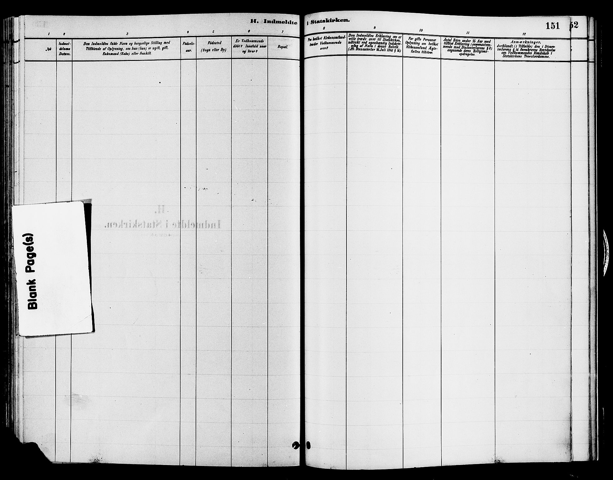 Gran prestekontor, SAH/PREST-112/H/Ha/Haa/L0015: Parish register (official) no. 15, 1880-1888, p. 151