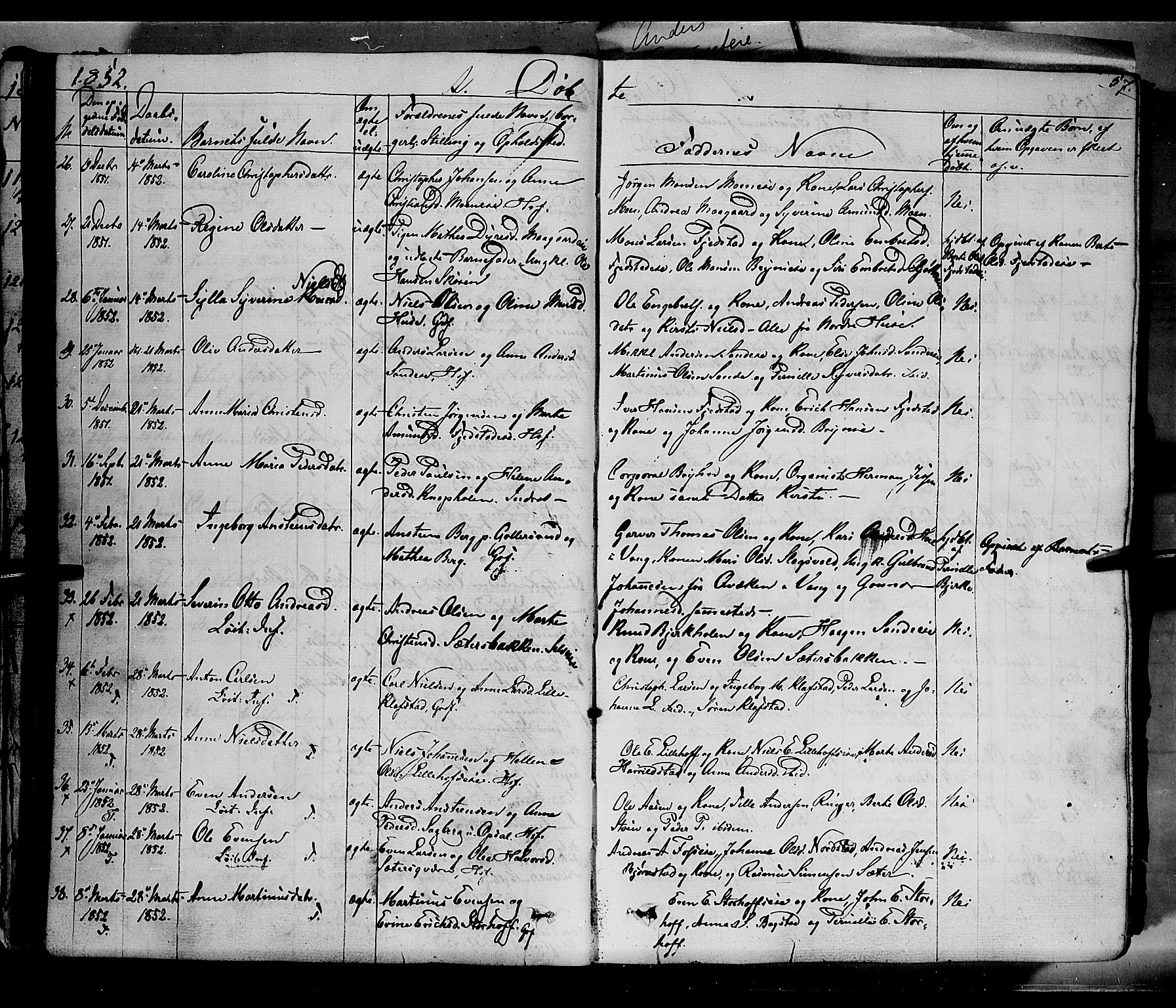 Romedal prestekontor, AV/SAH-PREST-004/K/L0004: Parish register (official) no. 4, 1847-1861, p. 57