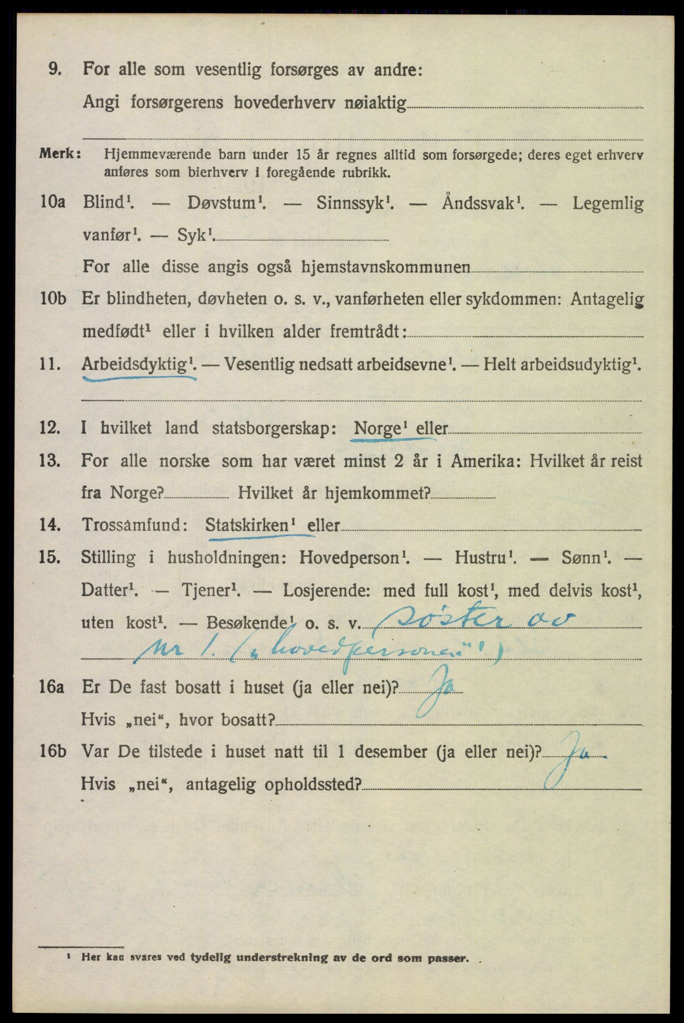 SAH, 1920 census for Elverum, 1920, p. 19351