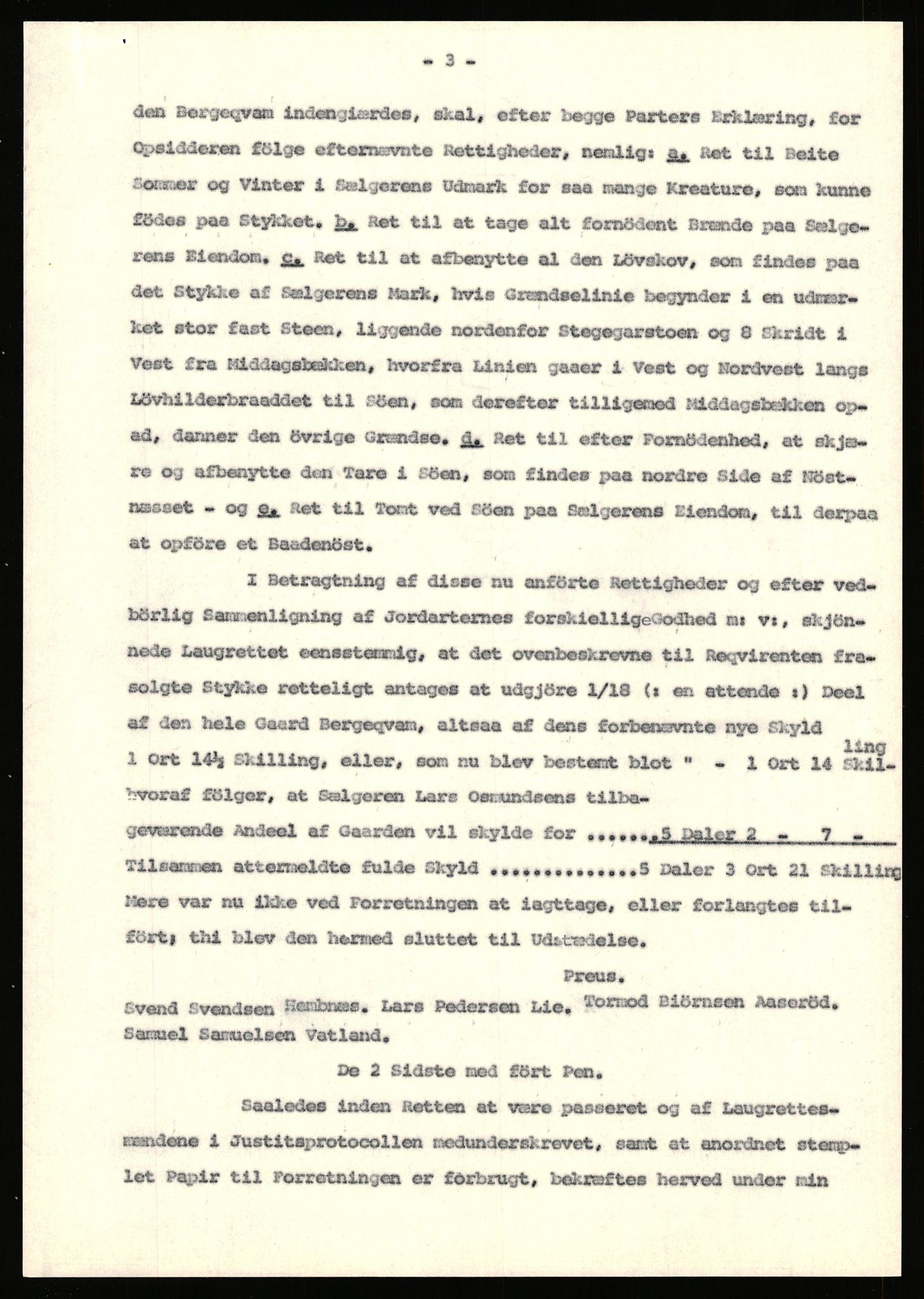 Statsarkivet i Stavanger, AV/SAST-A-101971/03/Y/Yj/L0007: Avskrifter sortert etter gårdsnavn: Berekvam - Birkeland, 1750-1930, p. 12