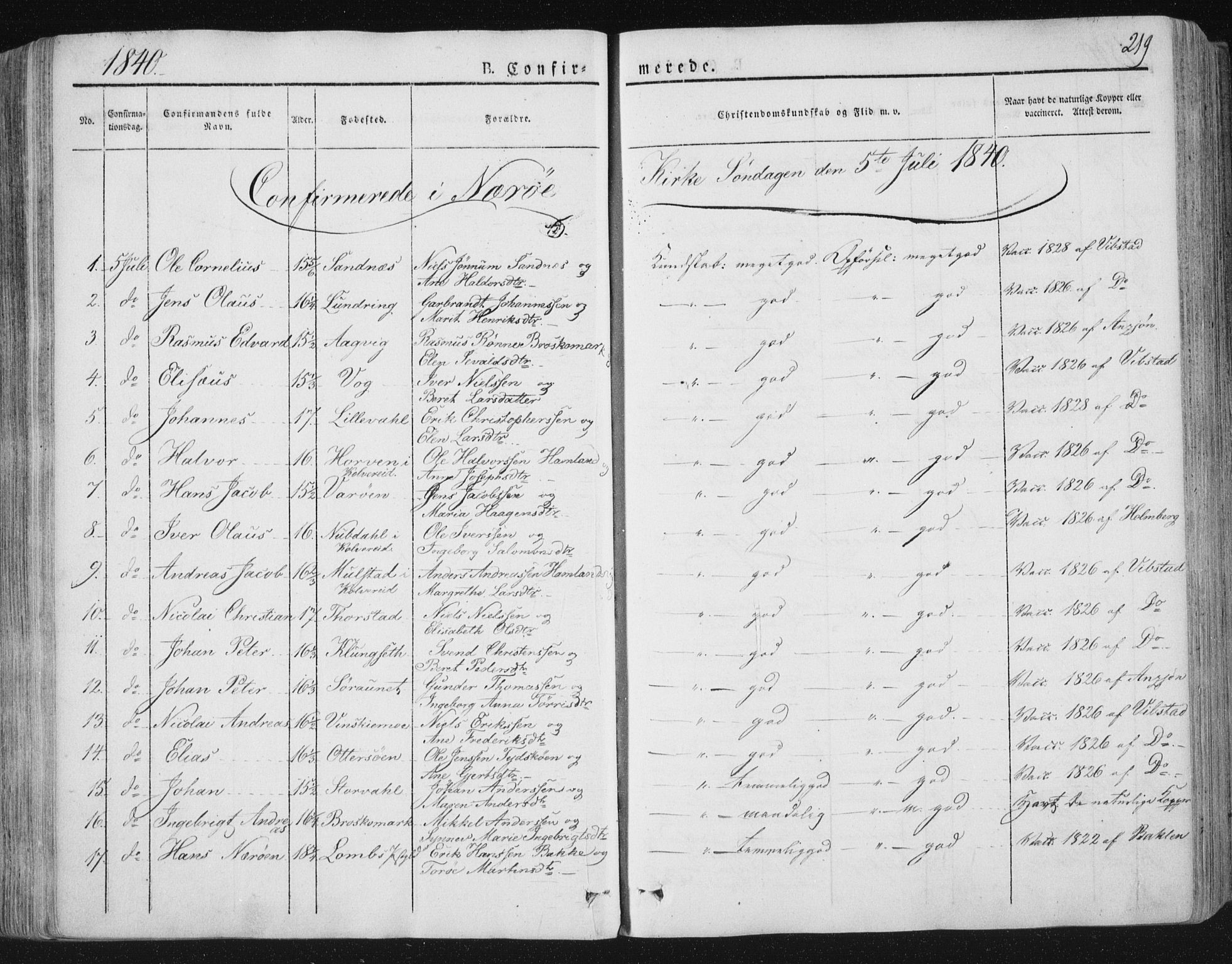 Ministerialprotokoller, klokkerbøker og fødselsregistre - Nord-Trøndelag, AV/SAT-A-1458/784/L0669: Parish register (official) no. 784A04, 1829-1859, p. 219