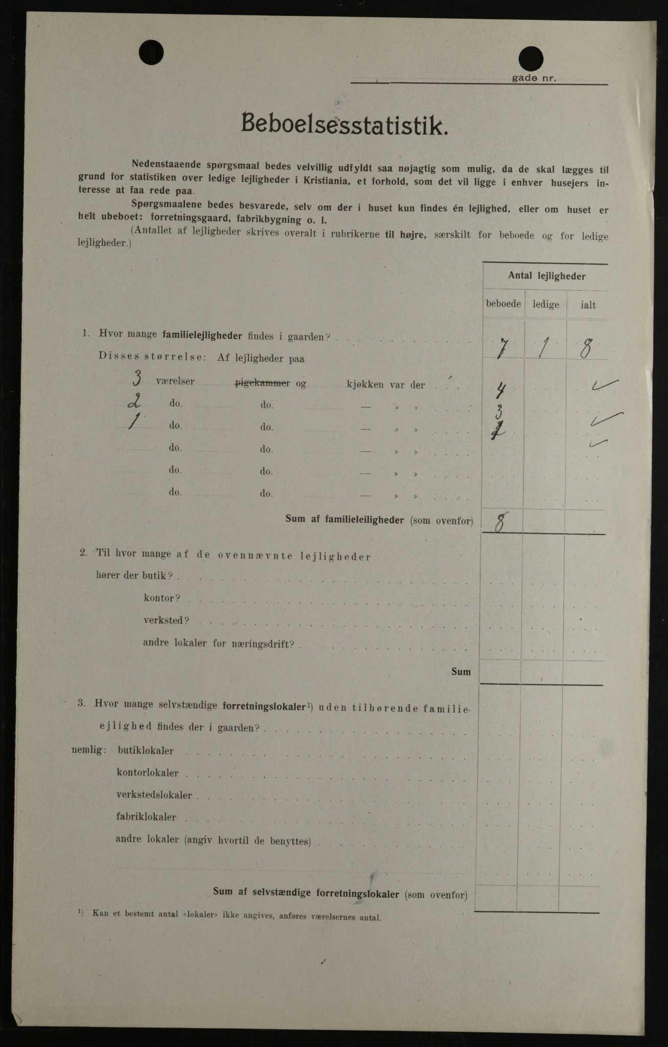 OBA, Municipal Census 1908 for Kristiania, 1908, p. 24208