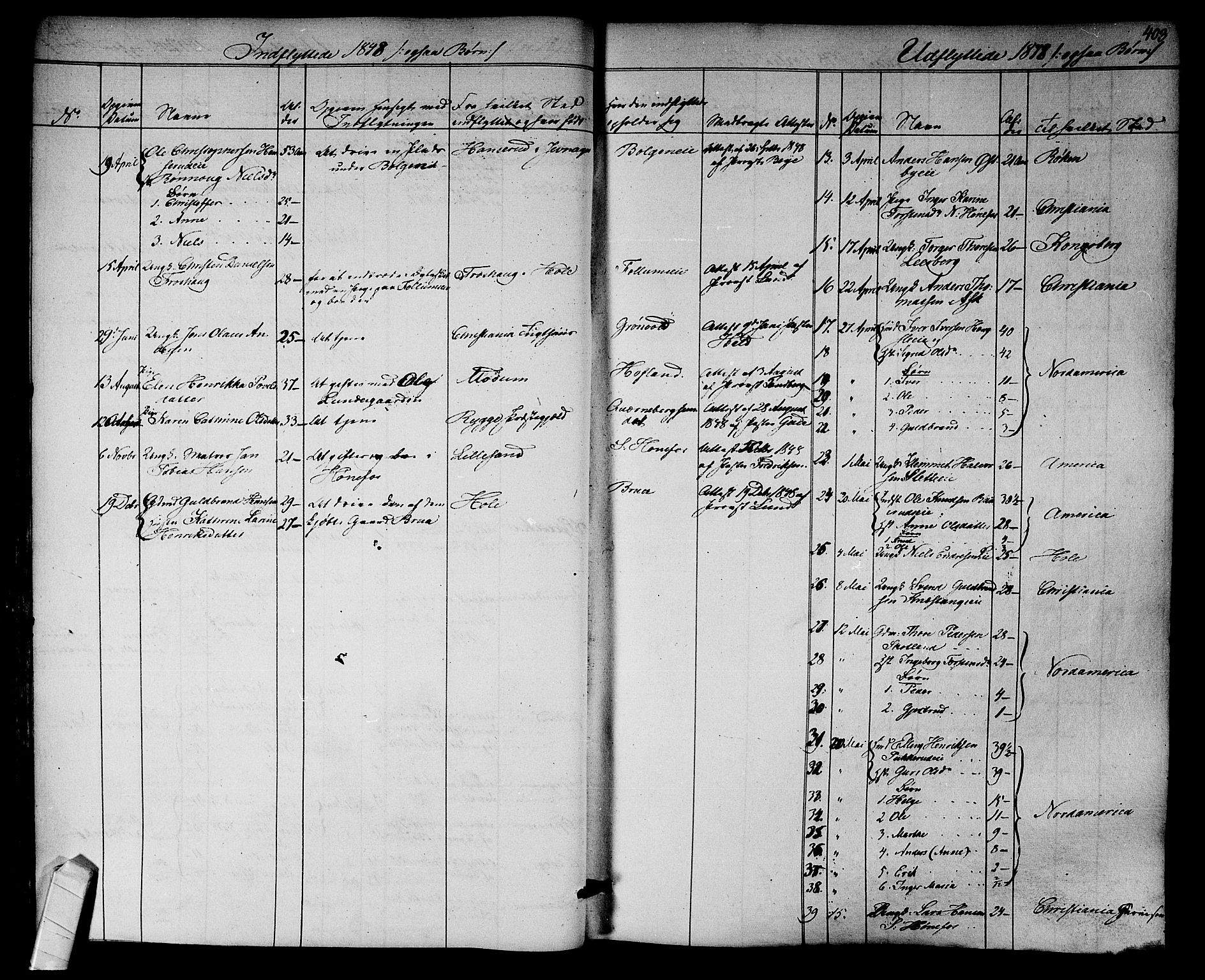 Norderhov kirkebøker, AV/SAKO-A-237/F/Fa/L0011: Parish register (official) no. 11, 1847-1856, p. 403