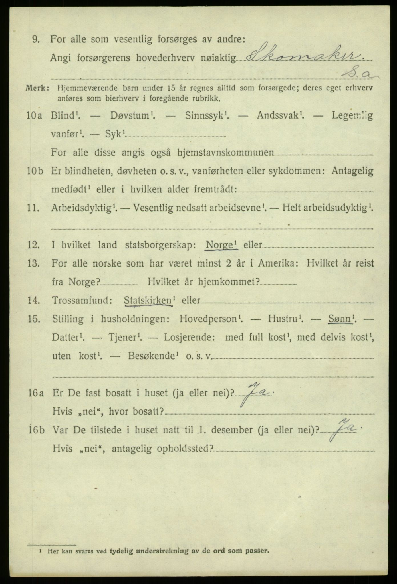 SAB, 1920 census for Fana, 1920, p. 20998