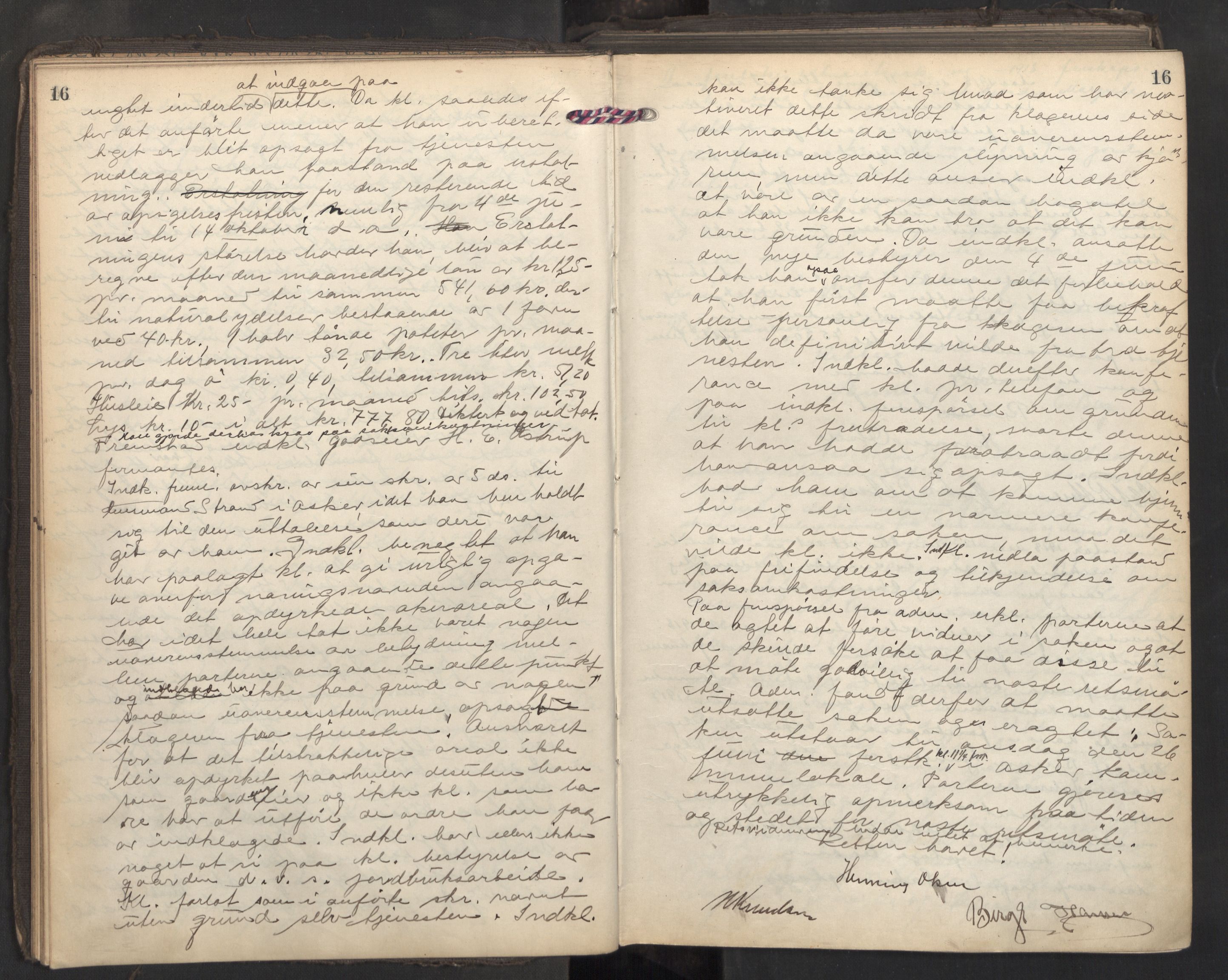Aker sorenskriveri, AV/SAO-A-10895/F/Fc/Fcb/L0082: Ekstrarettsprotokoll, 1918-1920, p. 15b-16a