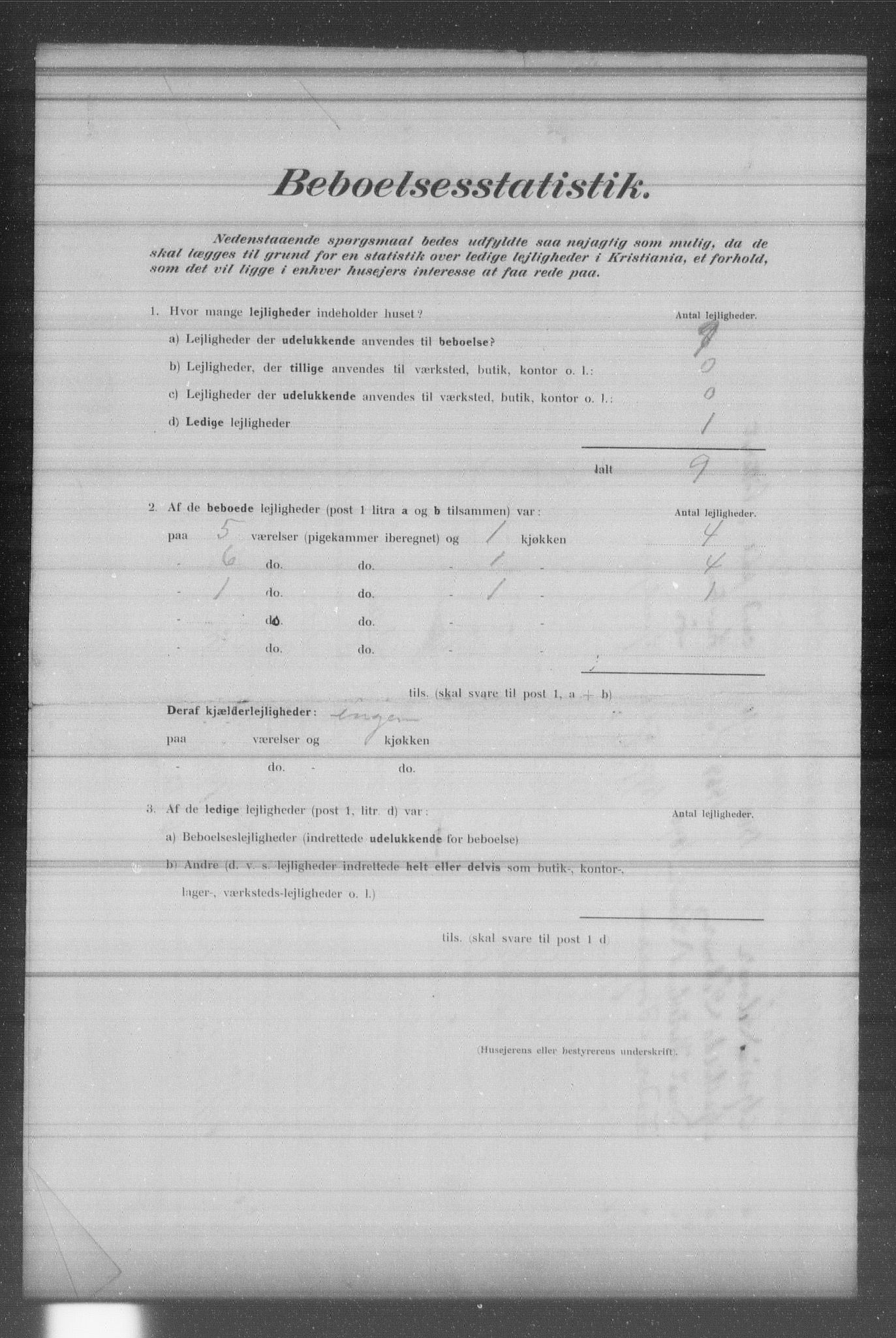 OBA, Municipal Census 1902 for Kristiania, 1902, p. 2321