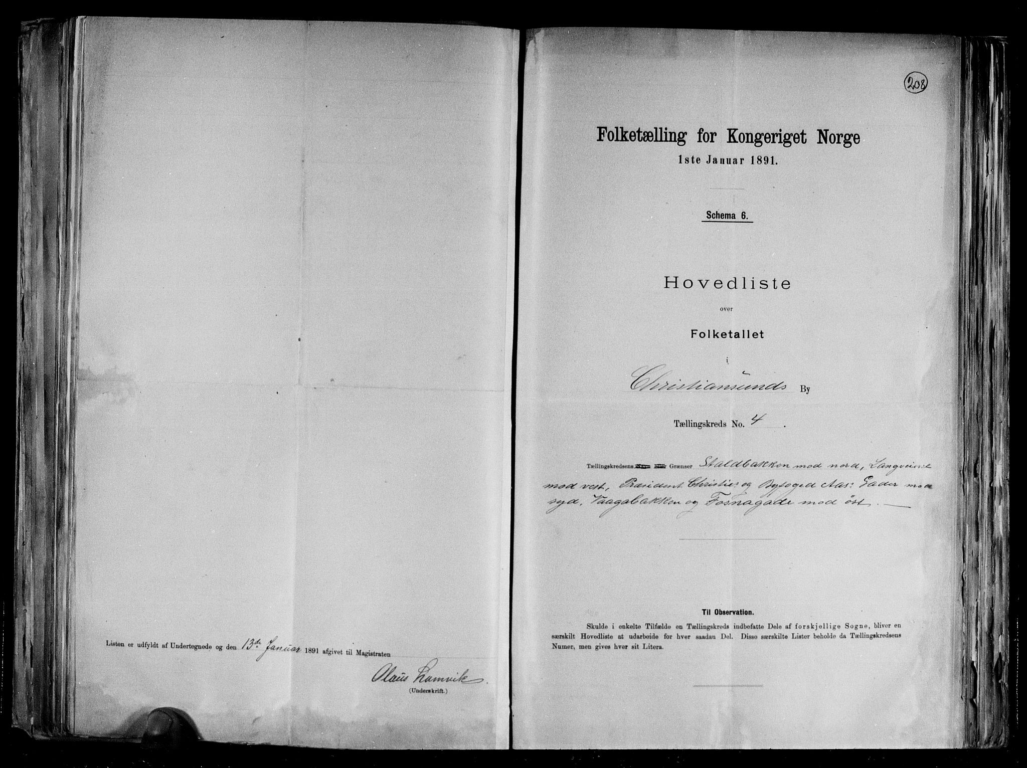 RA, 1891 census for 1503 Kristiansund, 1891, p. 11