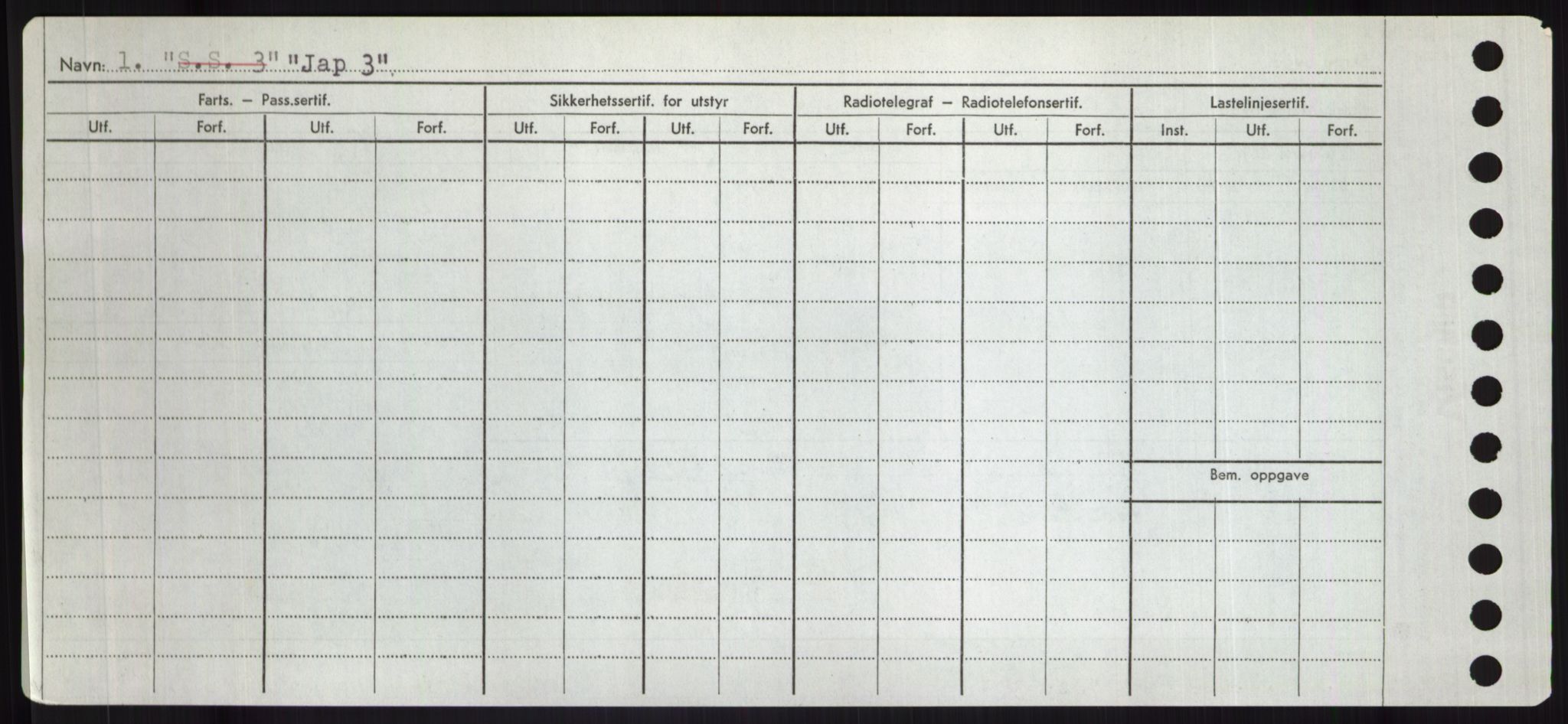 Sjøfartsdirektoratet med forløpere, Skipsmålingen, RA/S-1627/H/Hd/L0019: Fartøy, J, p. 182