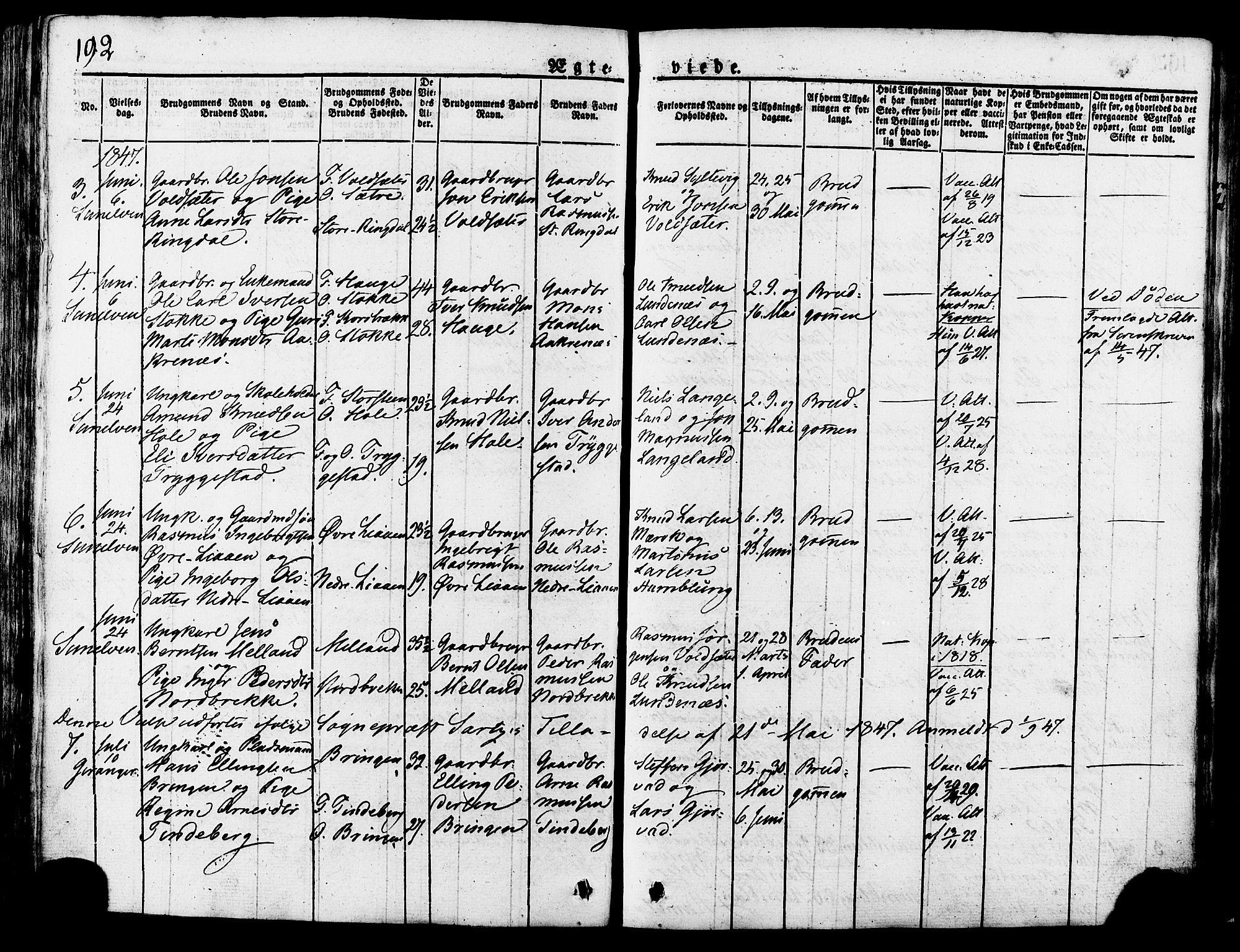 Ministerialprotokoller, klokkerbøker og fødselsregistre - Møre og Romsdal, AV/SAT-A-1454/517/L0221: Parish register (official) no. 517A01, 1827-1858, p. 192