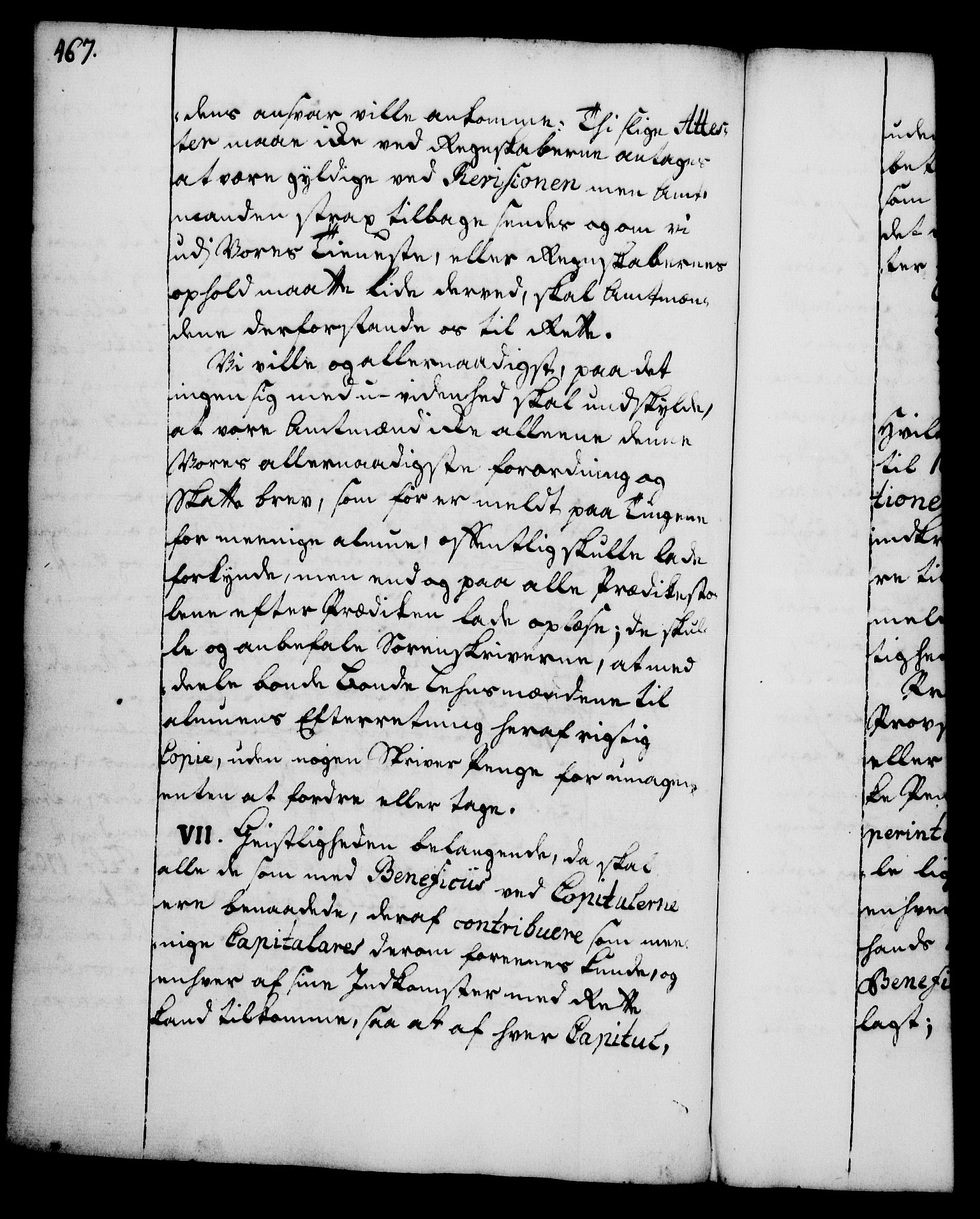 Rentekammeret, Kammerkanselliet, RA/EA-3111/G/Gg/Gga/L0005: Norsk ekspedisjonsprotokoll med register (merket RK 53.5), 1741-1749, p. 467