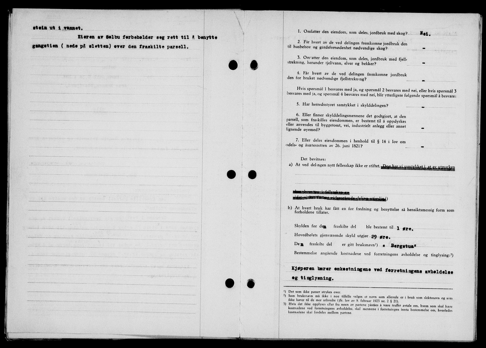 Lofoten sorenskriveri, SAT/A-0017/1/2/2C/L0010a: Mortgage book no. 10a, 1942-1943, Diary no: : 1531/1942