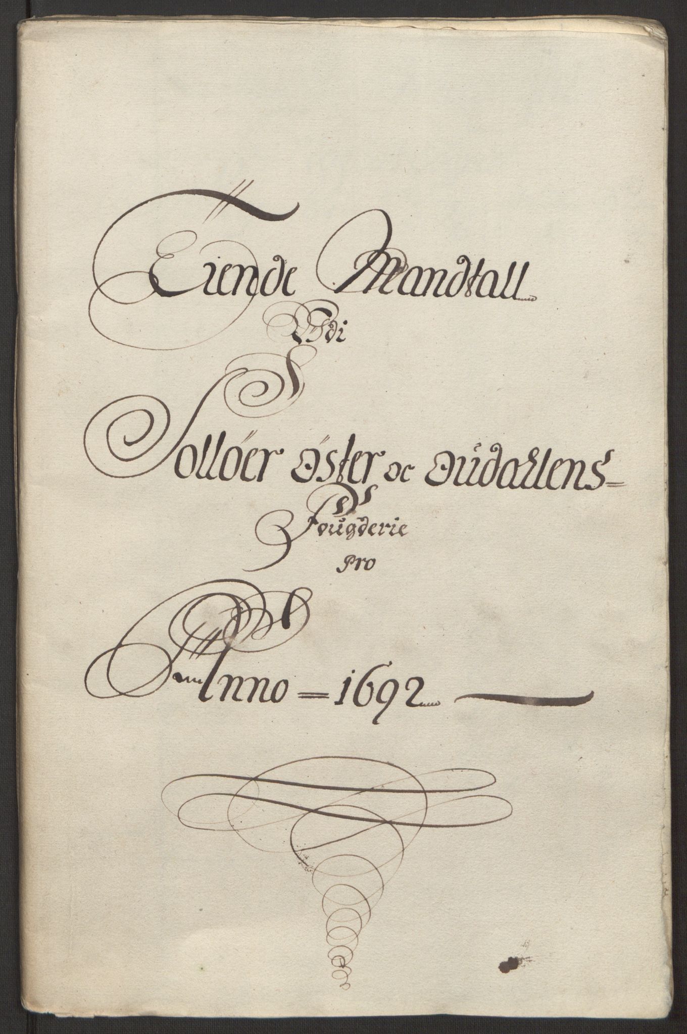Rentekammeret inntil 1814, Reviderte regnskaper, Fogderegnskap, RA/EA-4092/R13/L0830: Fogderegnskap Solør, Odal og Østerdal, 1692, p. 191