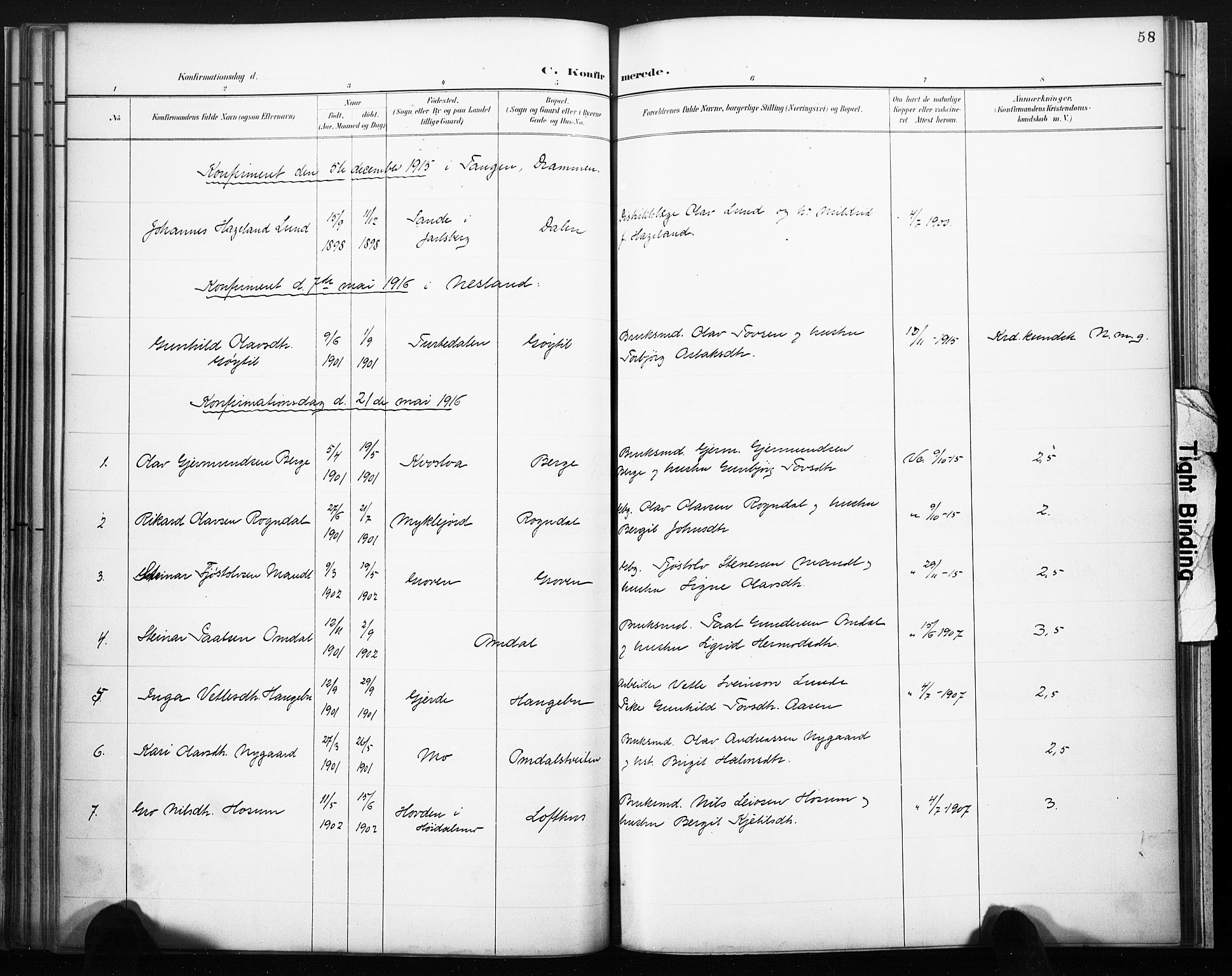 Lårdal kirkebøker, SAKO/A-284/F/Fb/L0002: Parish register (official) no. II 2, 1887-1918, p. 58